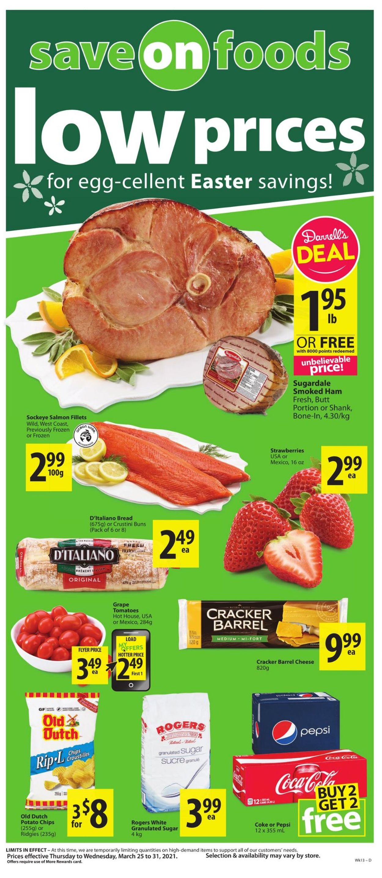 Save-On-Foods Flyer - 03/25-03/31/2021