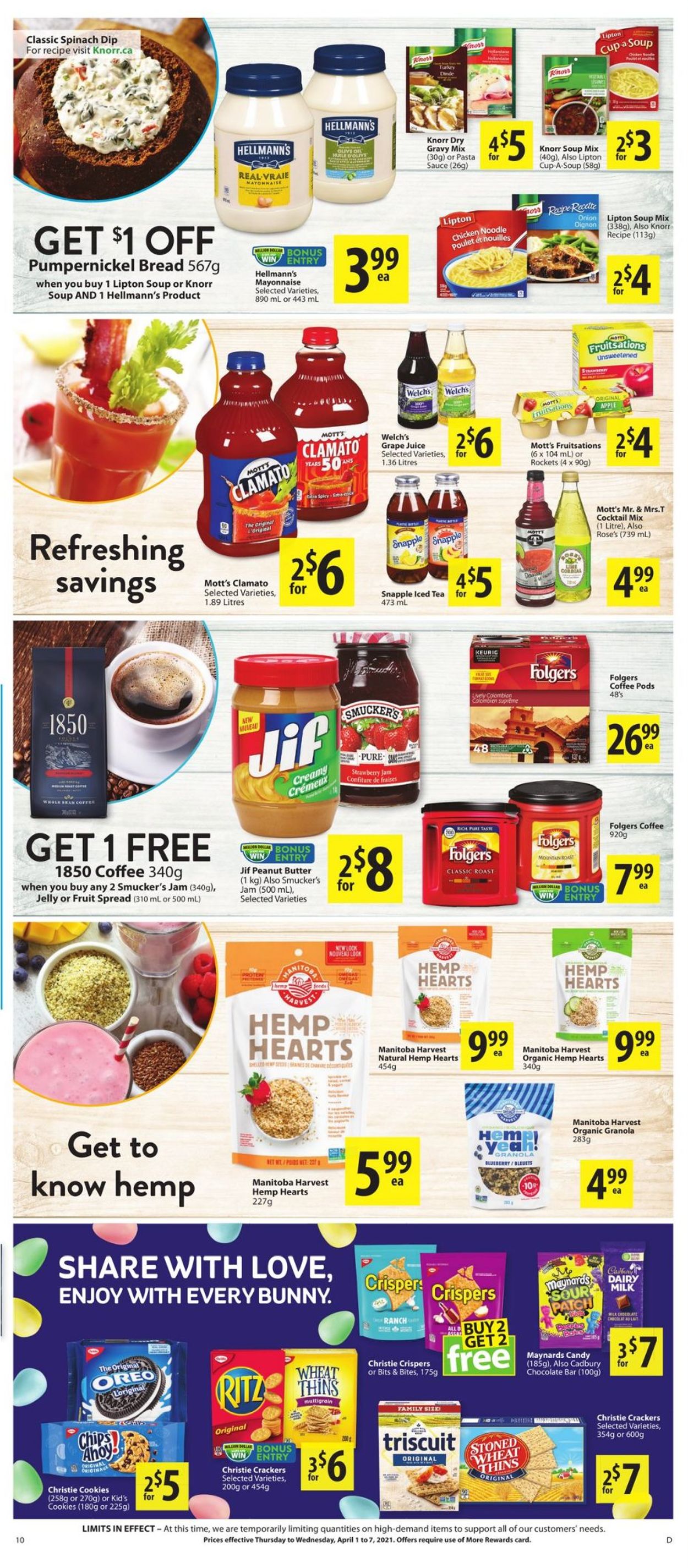 Save-On-Foods Flyer - 04/01-04/07/2021 (Page 10)