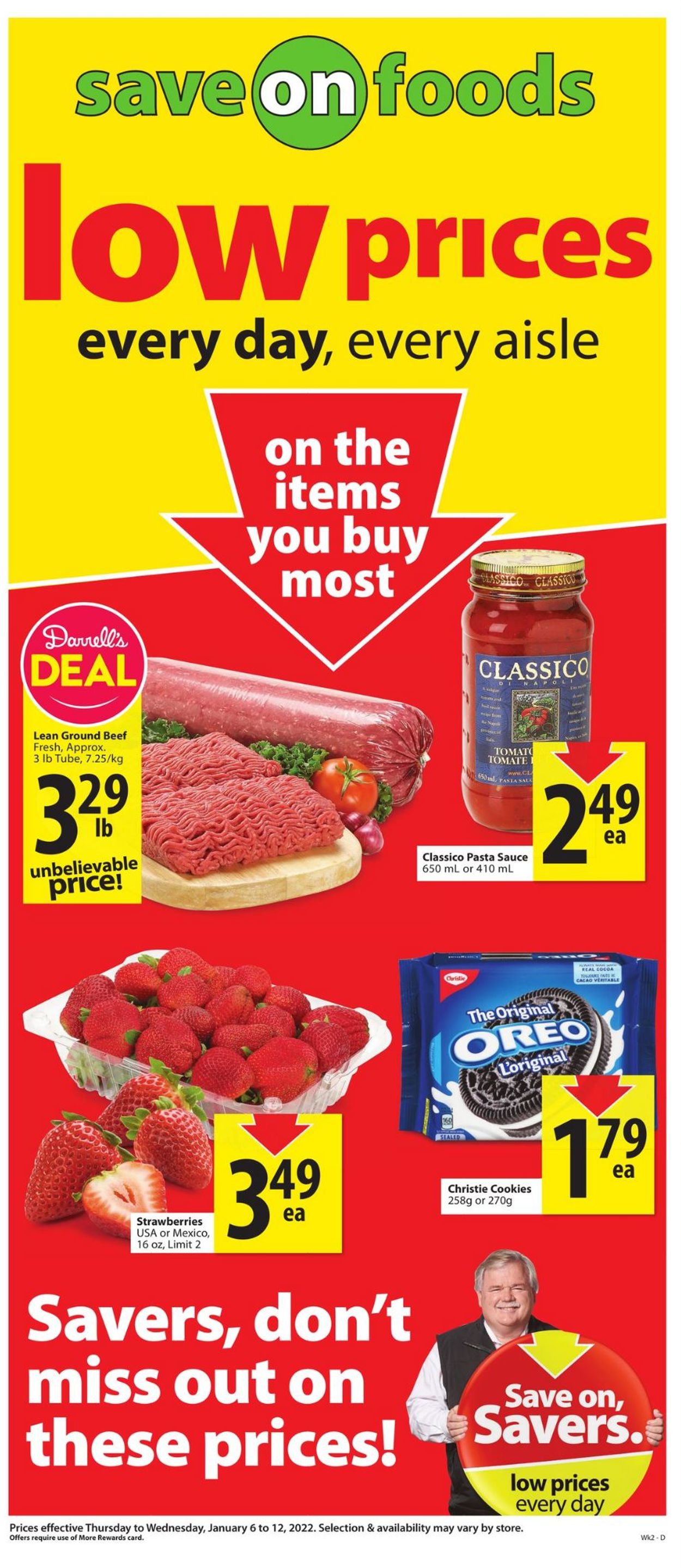 Save-On-Foods Flyer - 01/06-01/12/2022