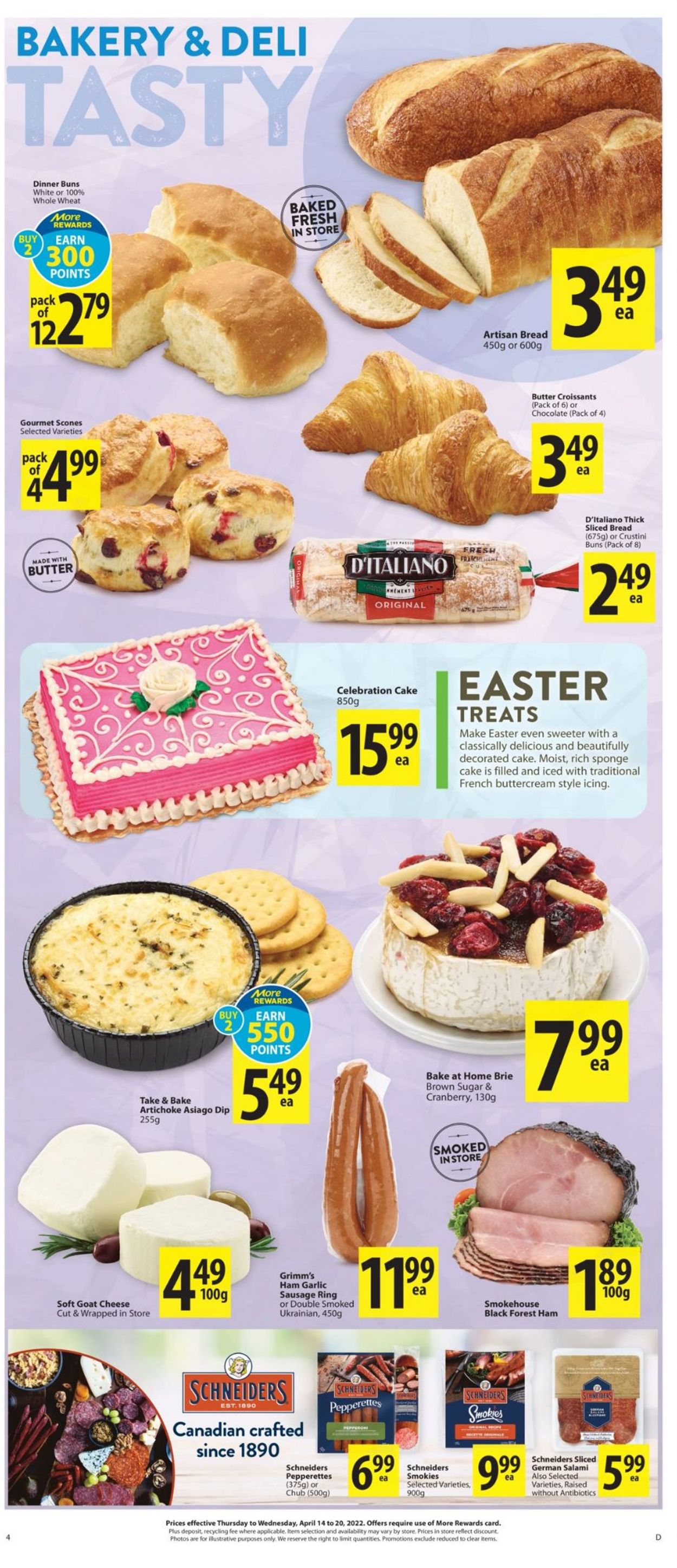 Save-On-Foods EASTER 2022 Flyer - 04/14-04/20/2022 (Page 4)