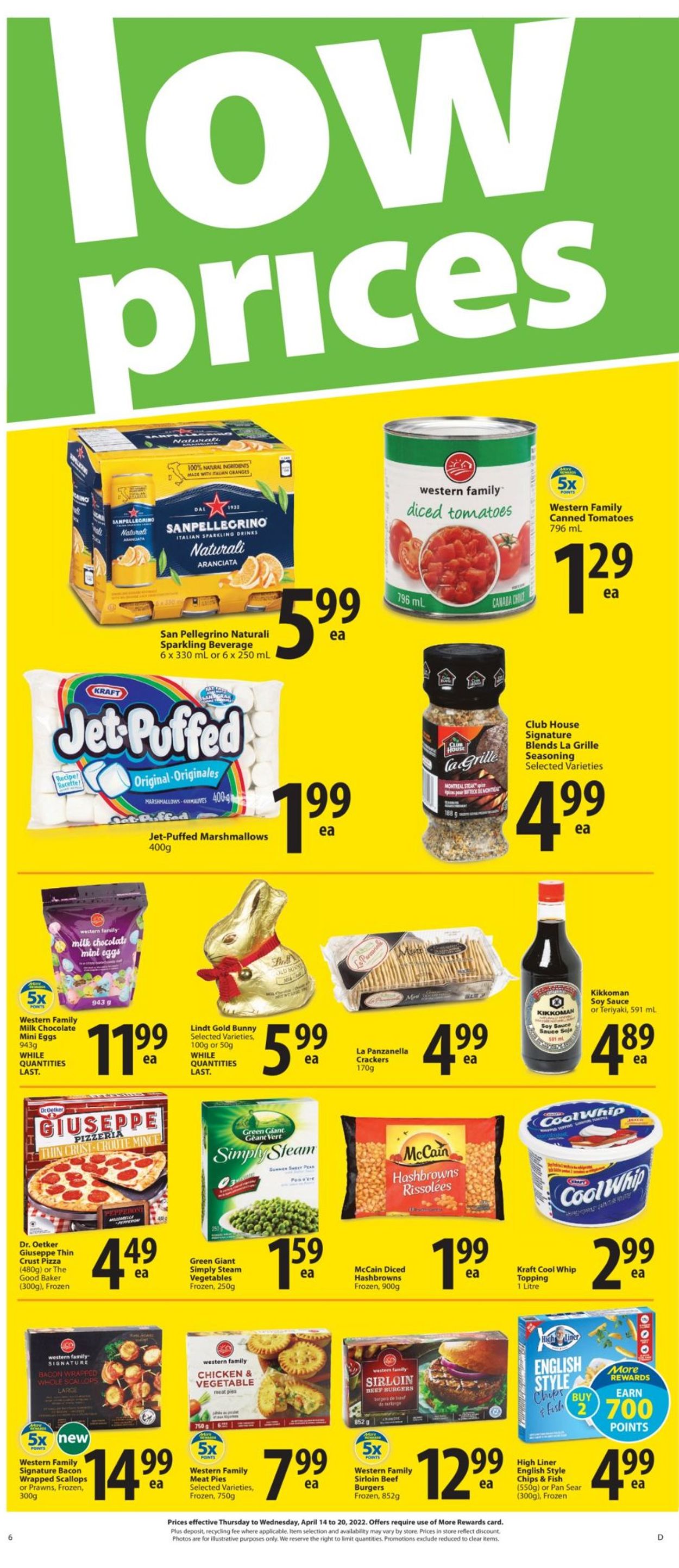 Save-On-Foods EASTER 2022 Flyer - 04/14-04/20/2022 (Page 6)