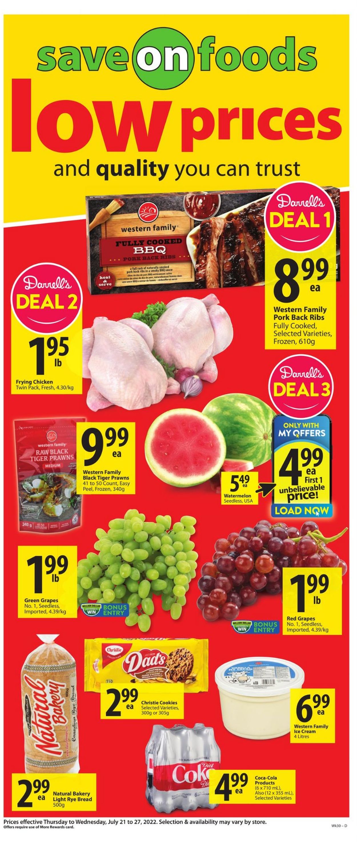 Save-On-Foods Flyer - 07/21-07/27/2022