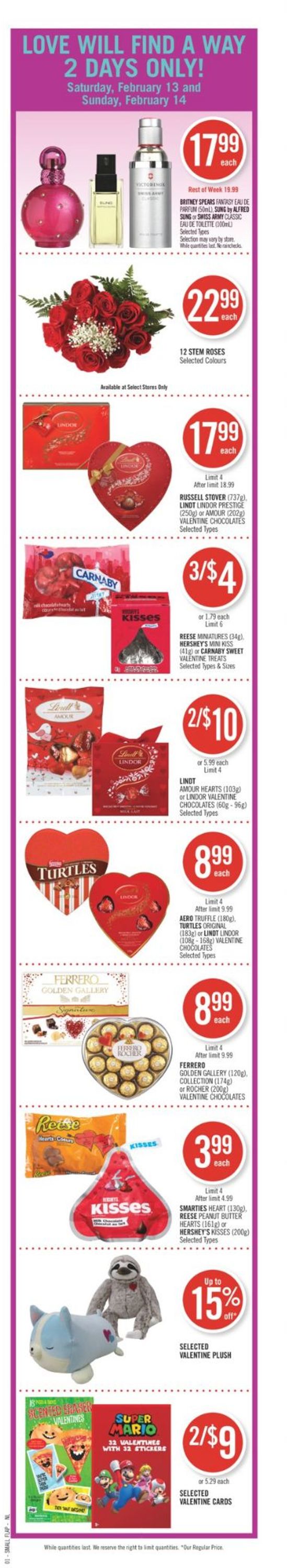 Shoppers - Valentine's Day Flyer - 02/13-02/18/2021