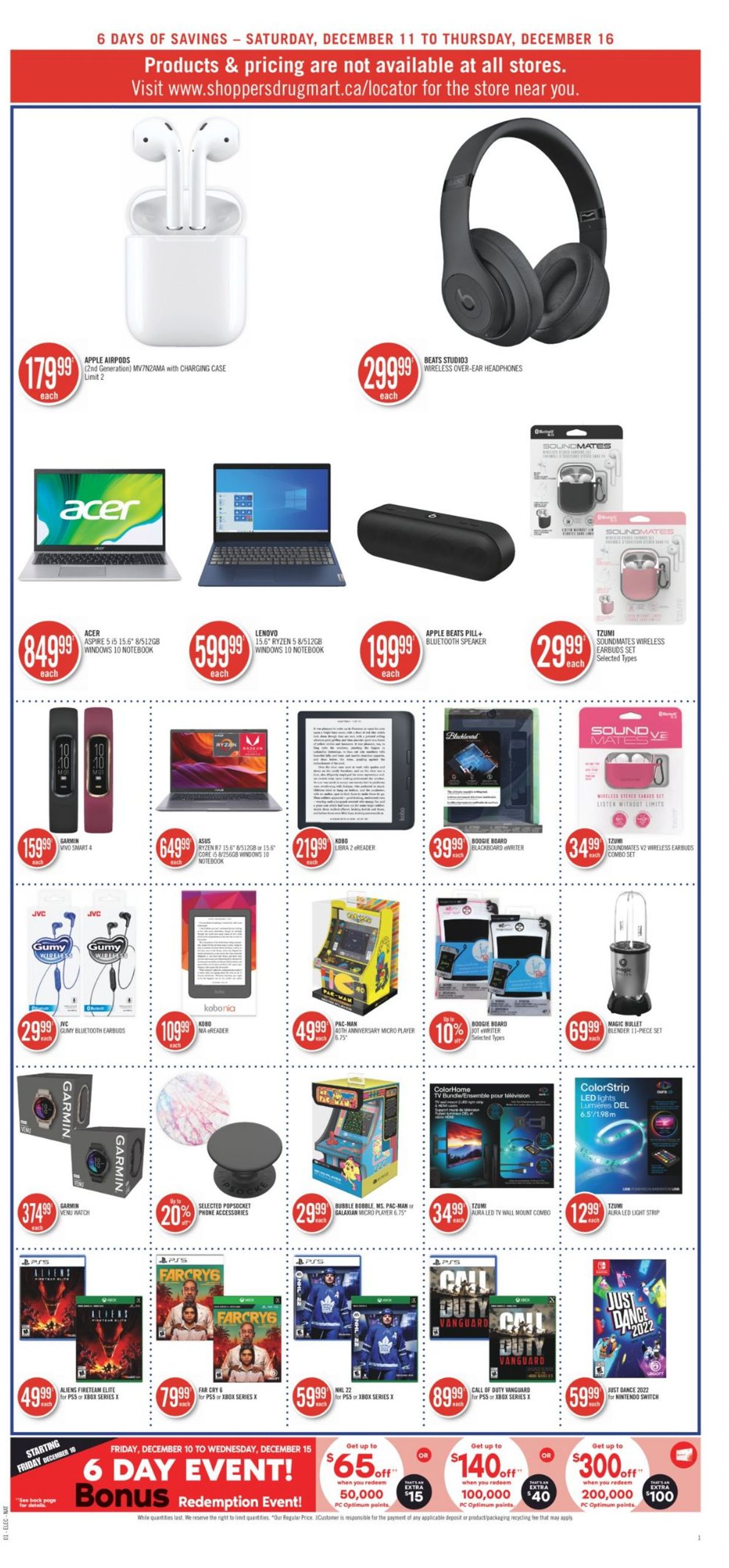 Shoppers HOLIDAYS 2021 Flyer - 12/11-12/16/2021 (Page 12)