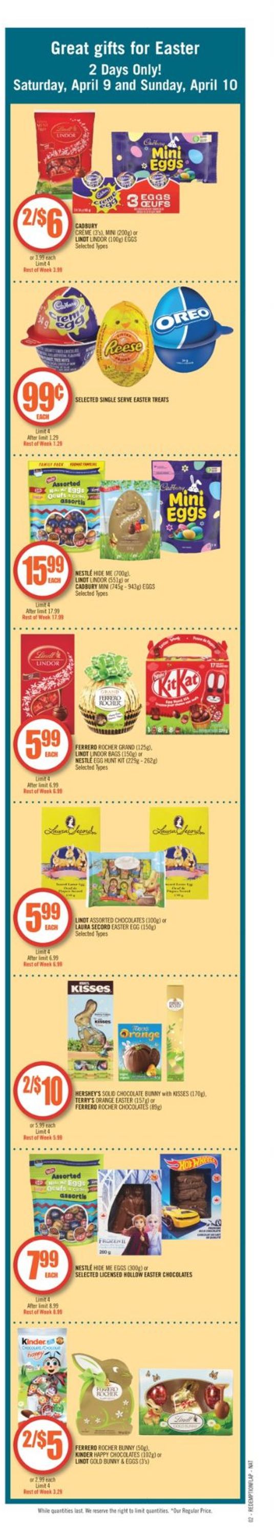 Shoppers EASTER 2022 Flyer - 04/09-04/14/2022 (Page 2)
