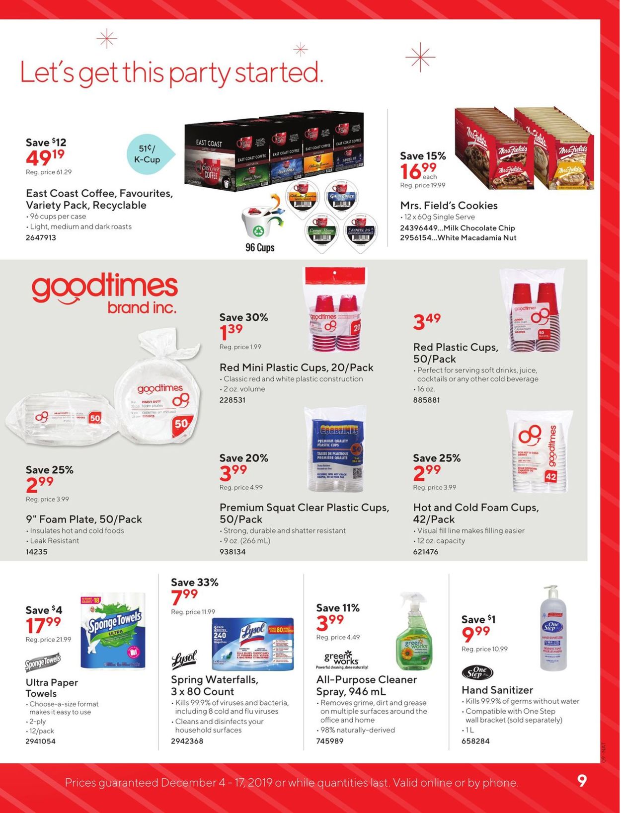 Staples HOLIDAY FLYER 2019 Flyer - 12/04-12/17/2019 (Page 9)