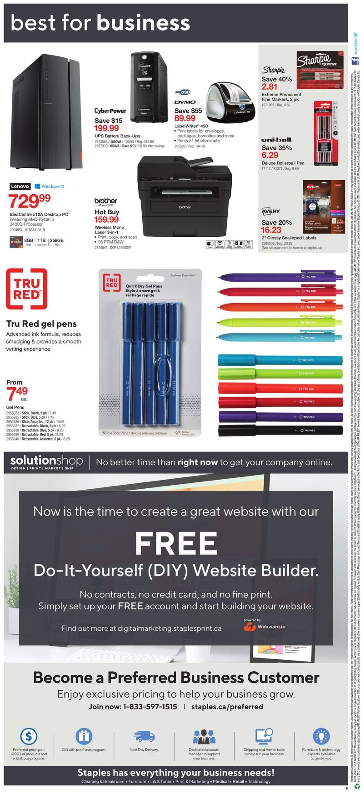 Staples Flyer - 04/15-04/21/2020 (Page 9)