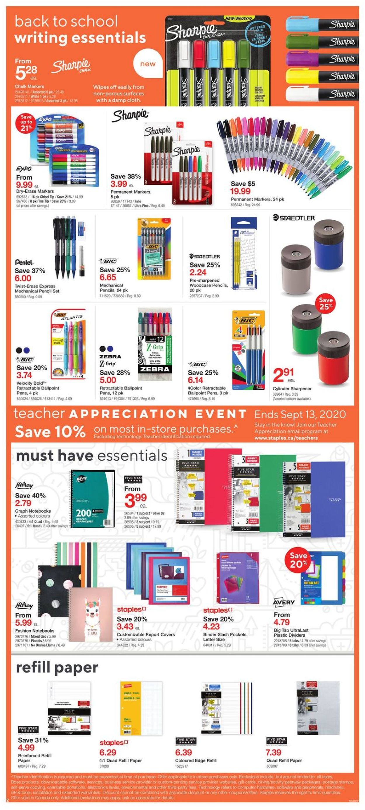 Staples Flyer - 09/02-09/08/2020 (Page 2)