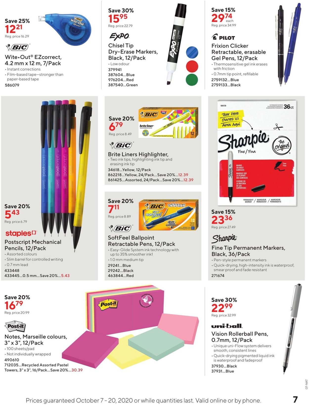 Staples Flyer - 10/07-10/20/2020 (Page 7)