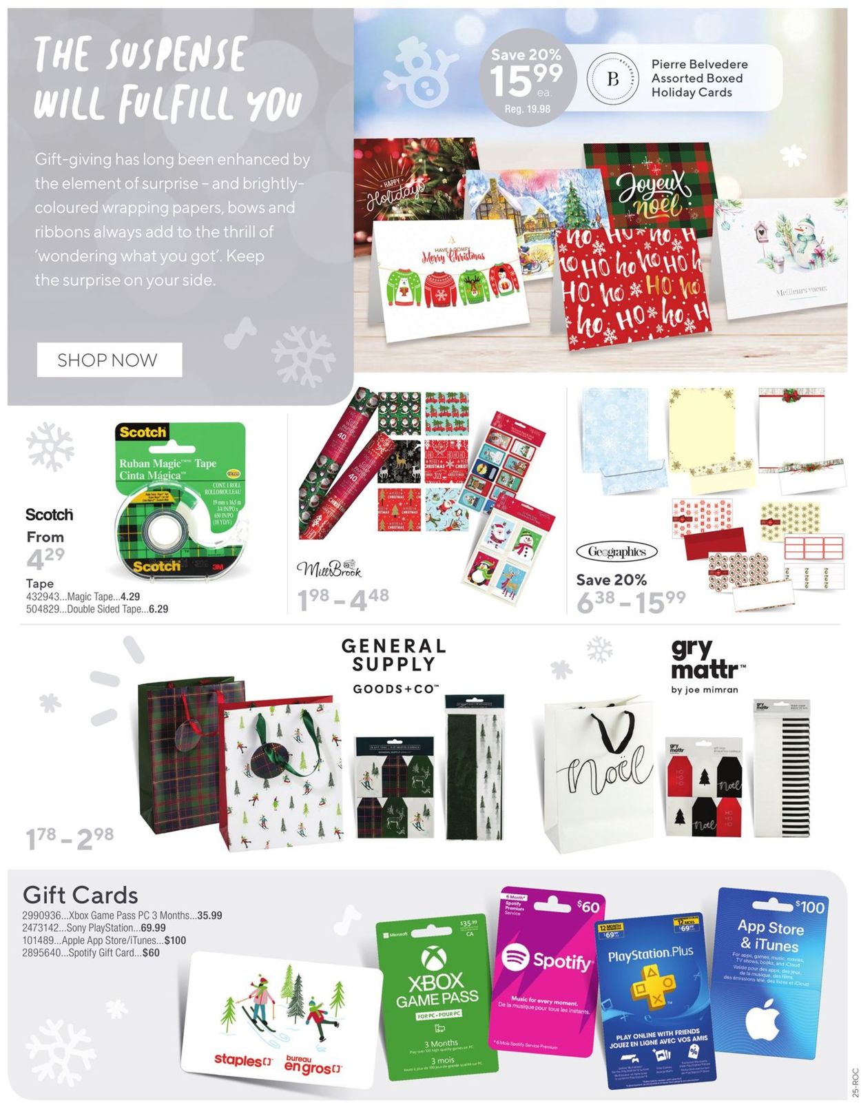 Staples - Holiday Gift Guide 2020 Flyer - 11/11-11/17/2020 (Page 25)