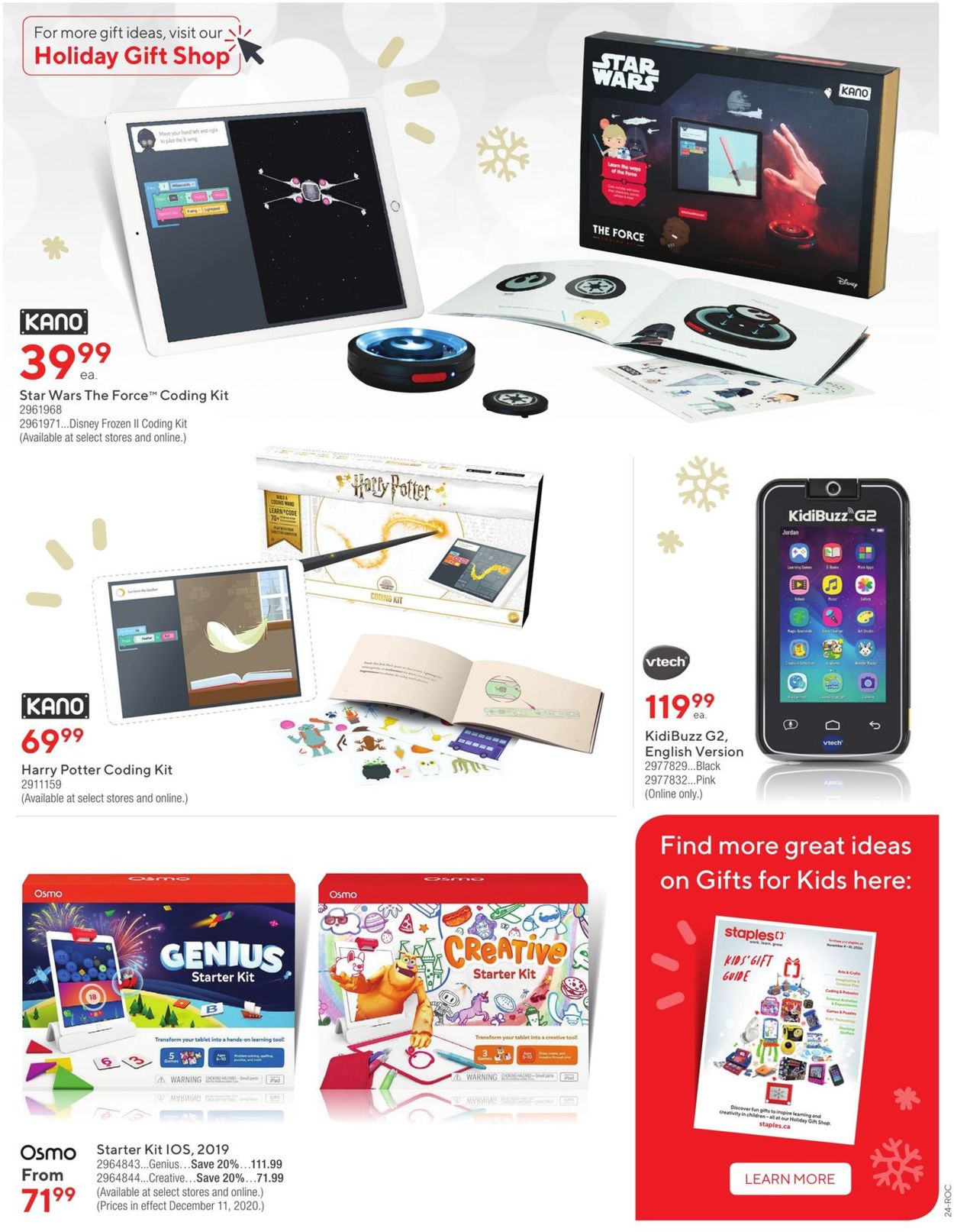 Staples - Christmas 2020 Flyer - 12/16-12/24/2020 (Page 24)