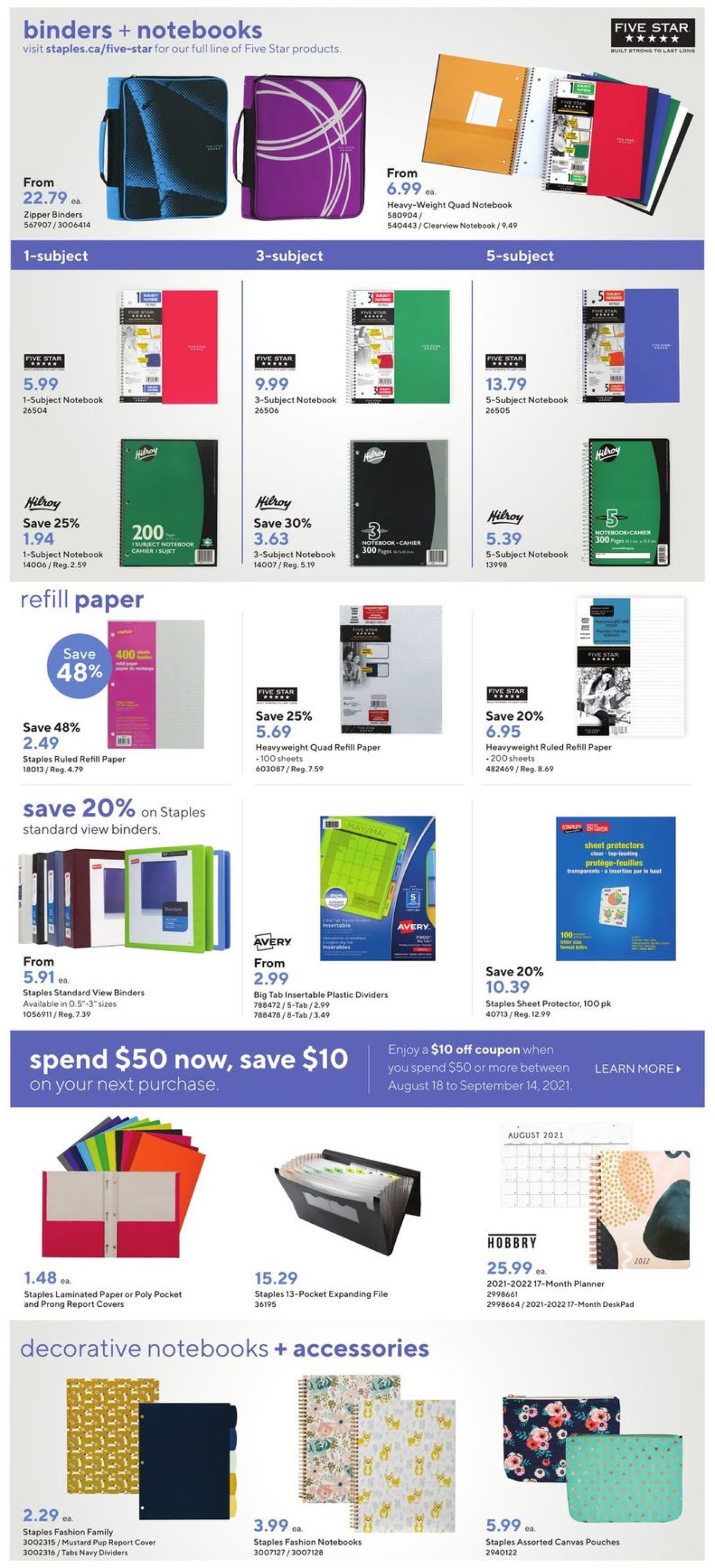 Staples Flyer - 08/25-08/31/2021 (Page 3)