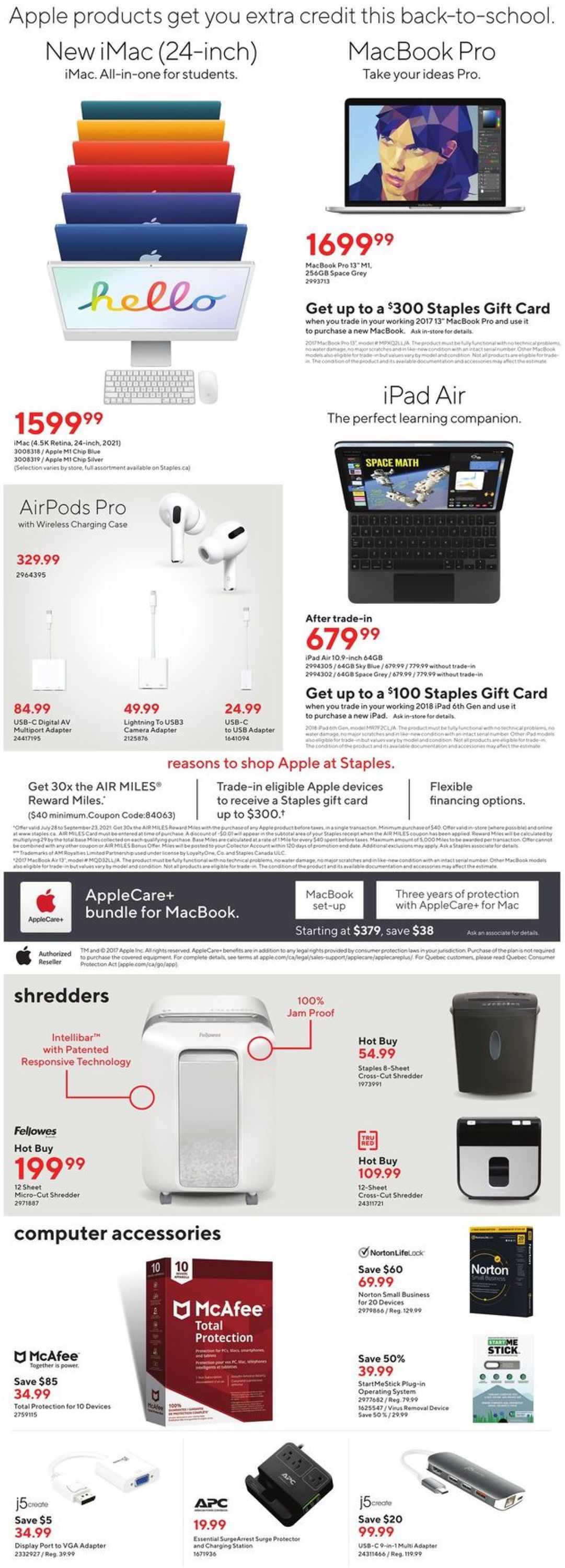 Staples Flyer - 09/08-09/14/2021 (Page 9)