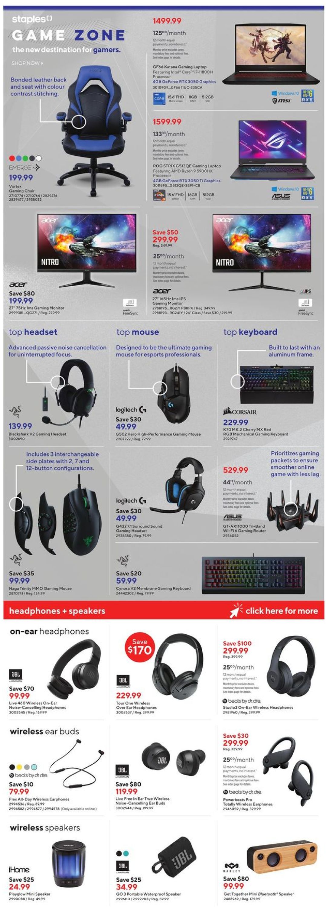 Staples BLACK FRIDAY 2021 Flyer - 11/03-11/09/2021 (Page 6)