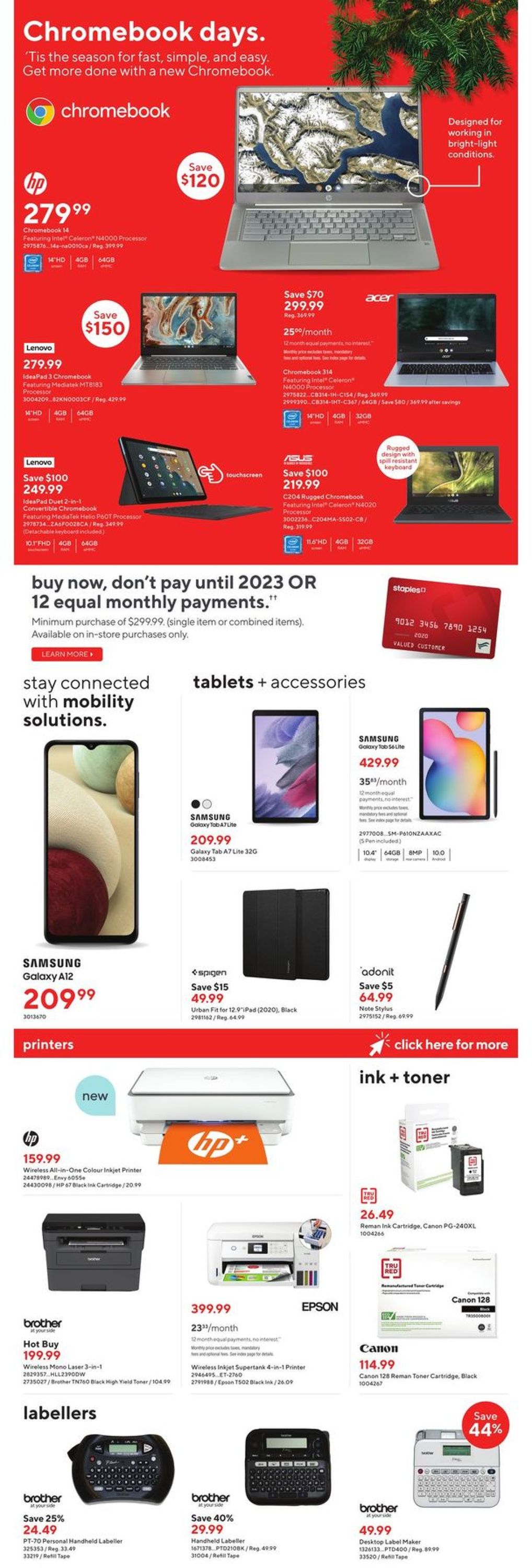 Staples BLACK FRIDAY 2021 Flyer - 11/03-11/09/2021 (Page 7)