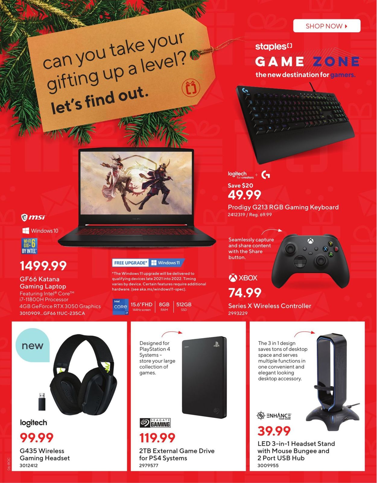 Staples CHRISTMAS 2021 Flyer - 11/03-12/25/2021 (Page 6)