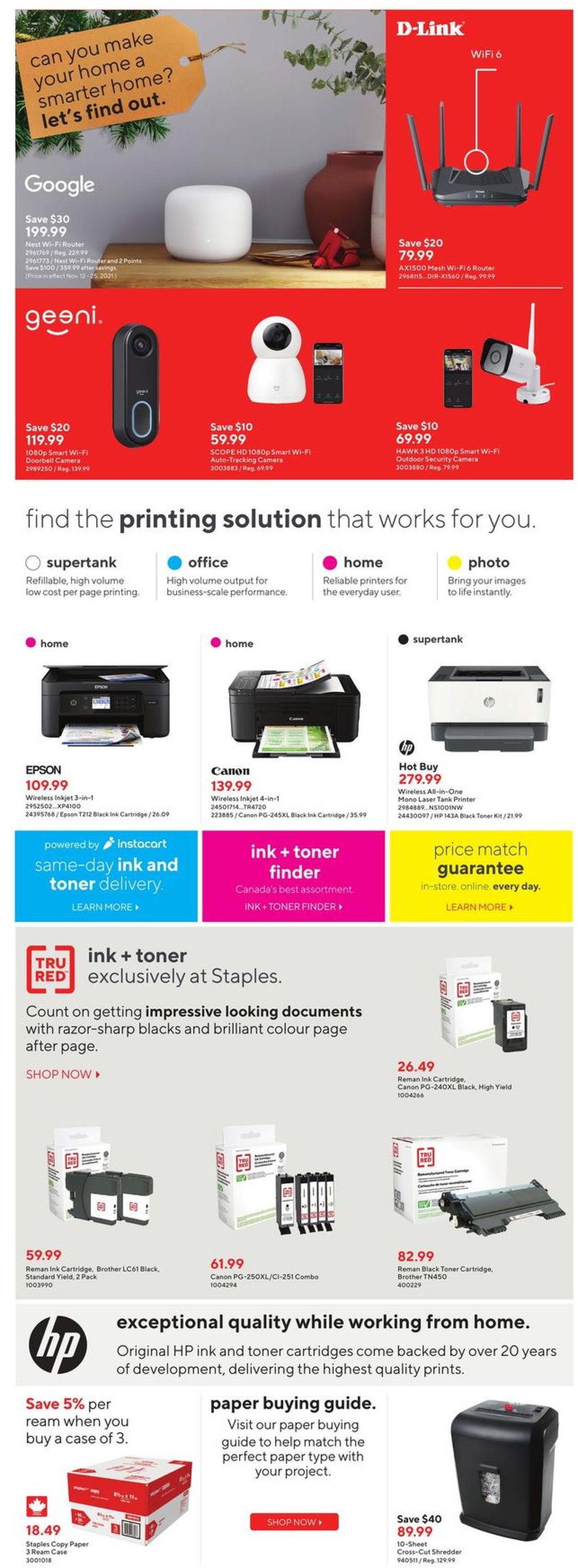 Staples Flyer - 11/10-11/16/2021 (Page 9)