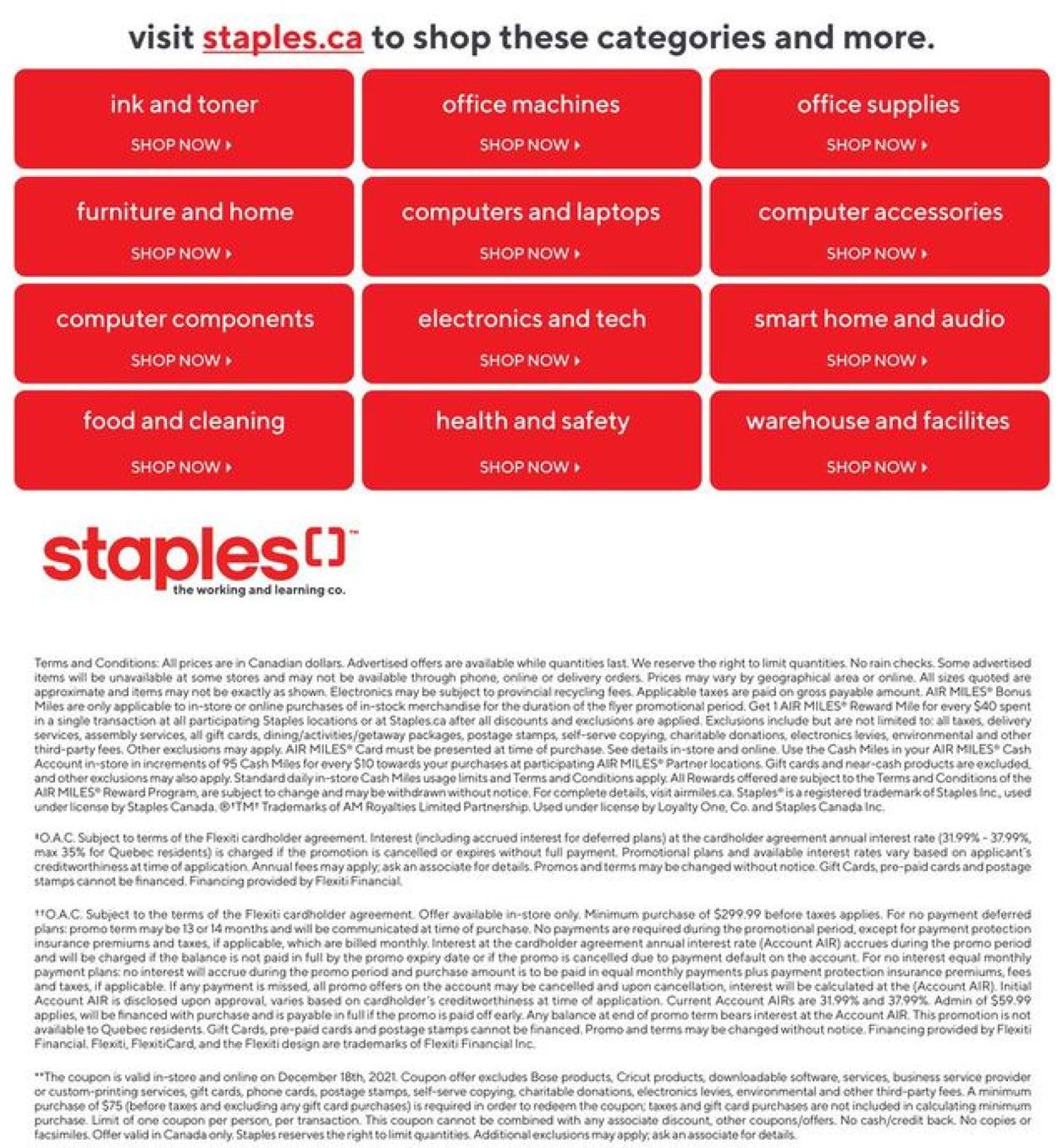 Staples CHRISTMAS 2021 Flyer - 12/15-12/24/2021 (Page 14)