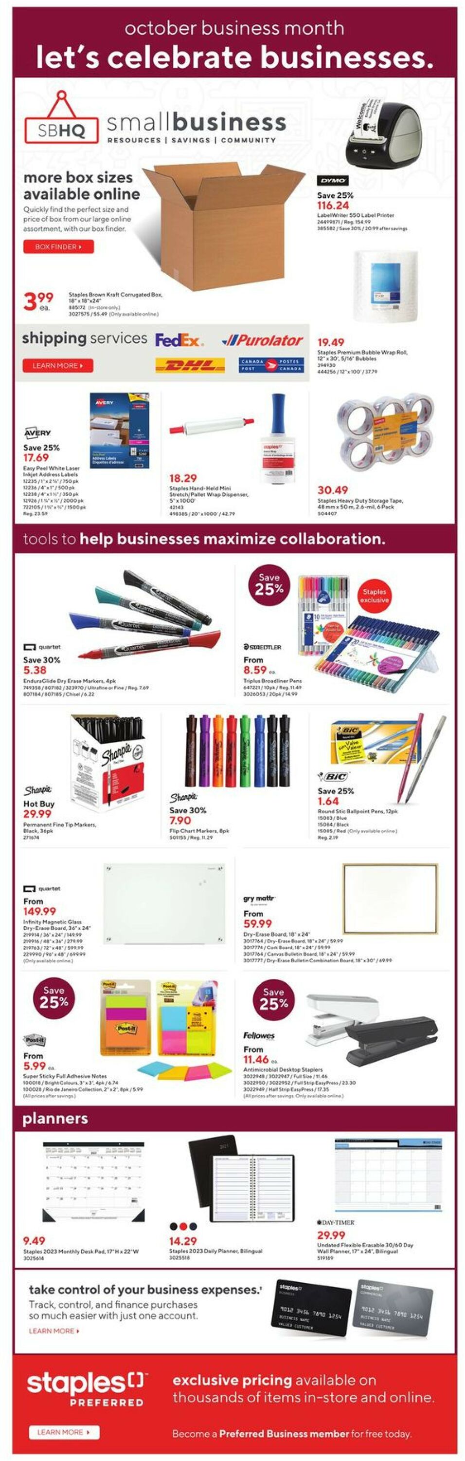 Staples Flyer - 10/12-10/18/2022 (Page 11)