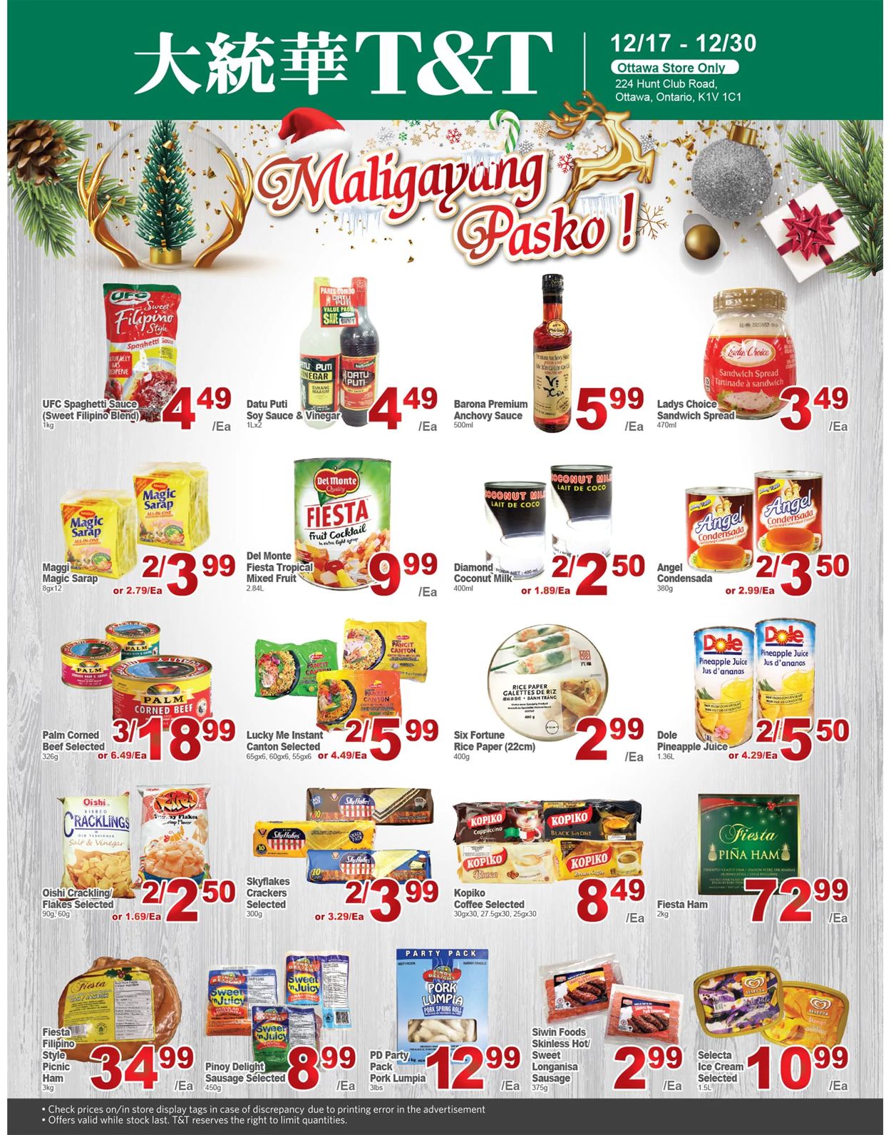 T&T Supermarket - Ottawa Flyer - 12/24-12/30/2021 (Page 9)
