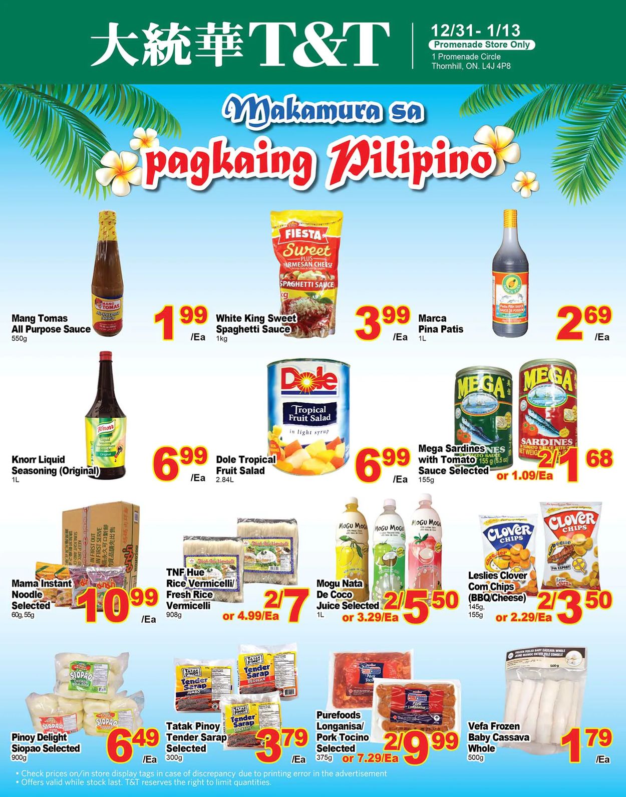 T&T Supermarket - Greater Toronto Area Flyer - 01/07-01/13/2022 (Page 10)