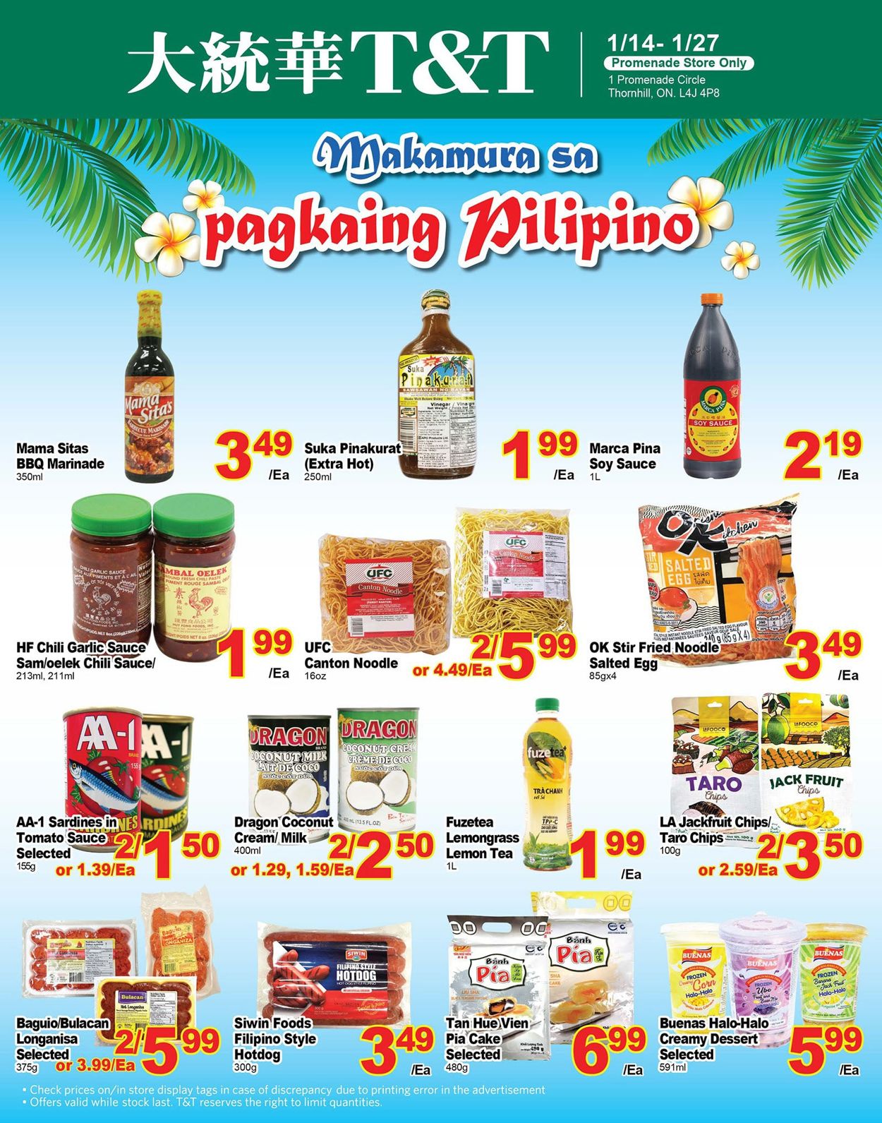 T&T Supermarket - Greater Toronto Area Flyer - 01/14-01/20/2022 (Page 9)