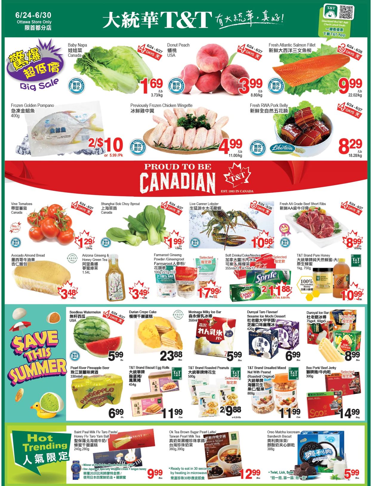 T&T Supermarket - Ottawa Flyer - 06/24-06/30/2022
