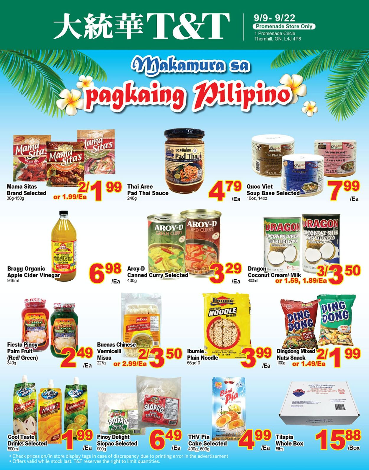 T&T Supermarket - Greater Toronto Area Flyer - 09/09-09/15/2022 (Page 11)