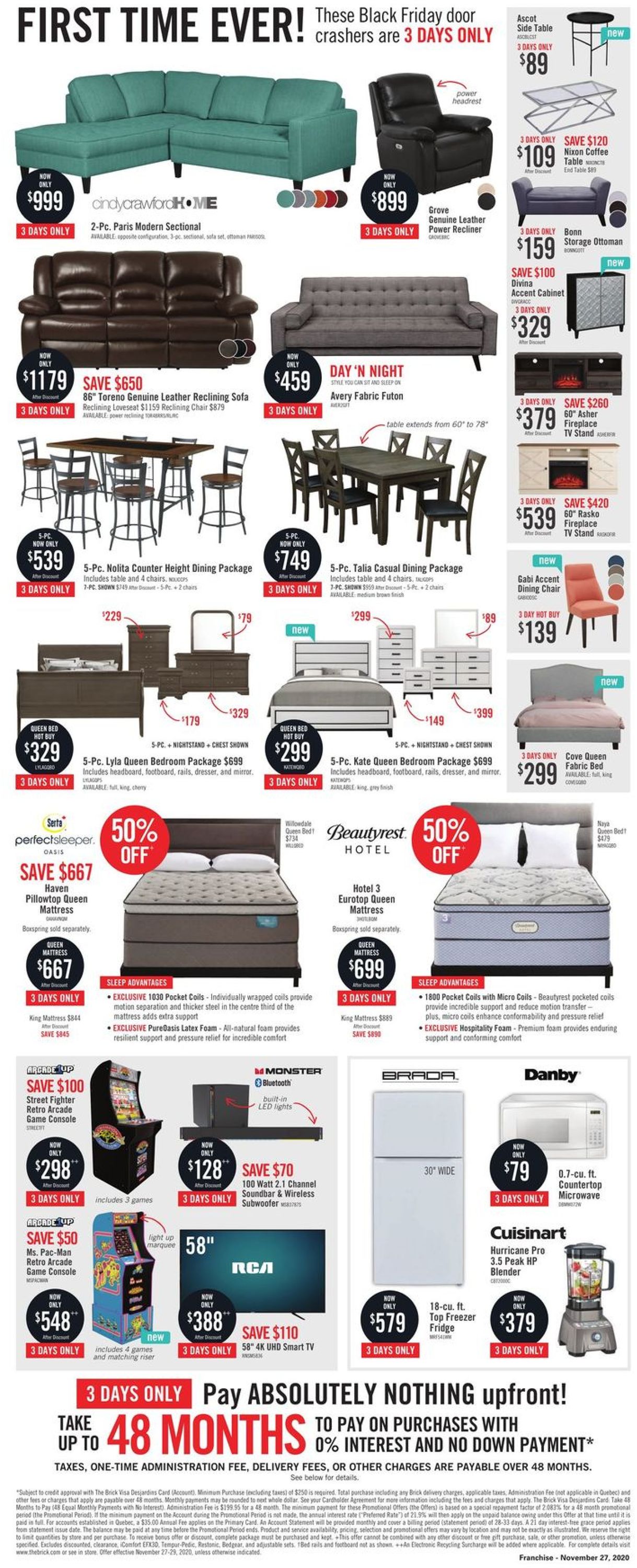 The Brick - Black Friday 2020 Flyer - 11/27-11/29/2020 (Page 2)