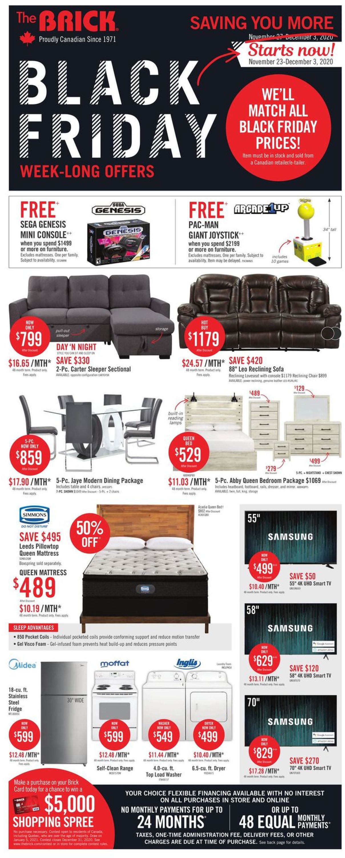 The Brick - Black Friday 2020 Flyer - 11/27-11/29/2020 (Page 3)