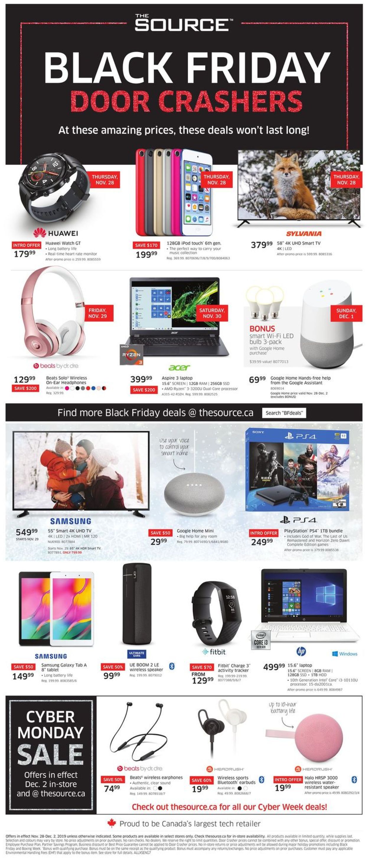 The Source BLACK FRIDAY 2019 Flyer - 11/28-12/02/2019