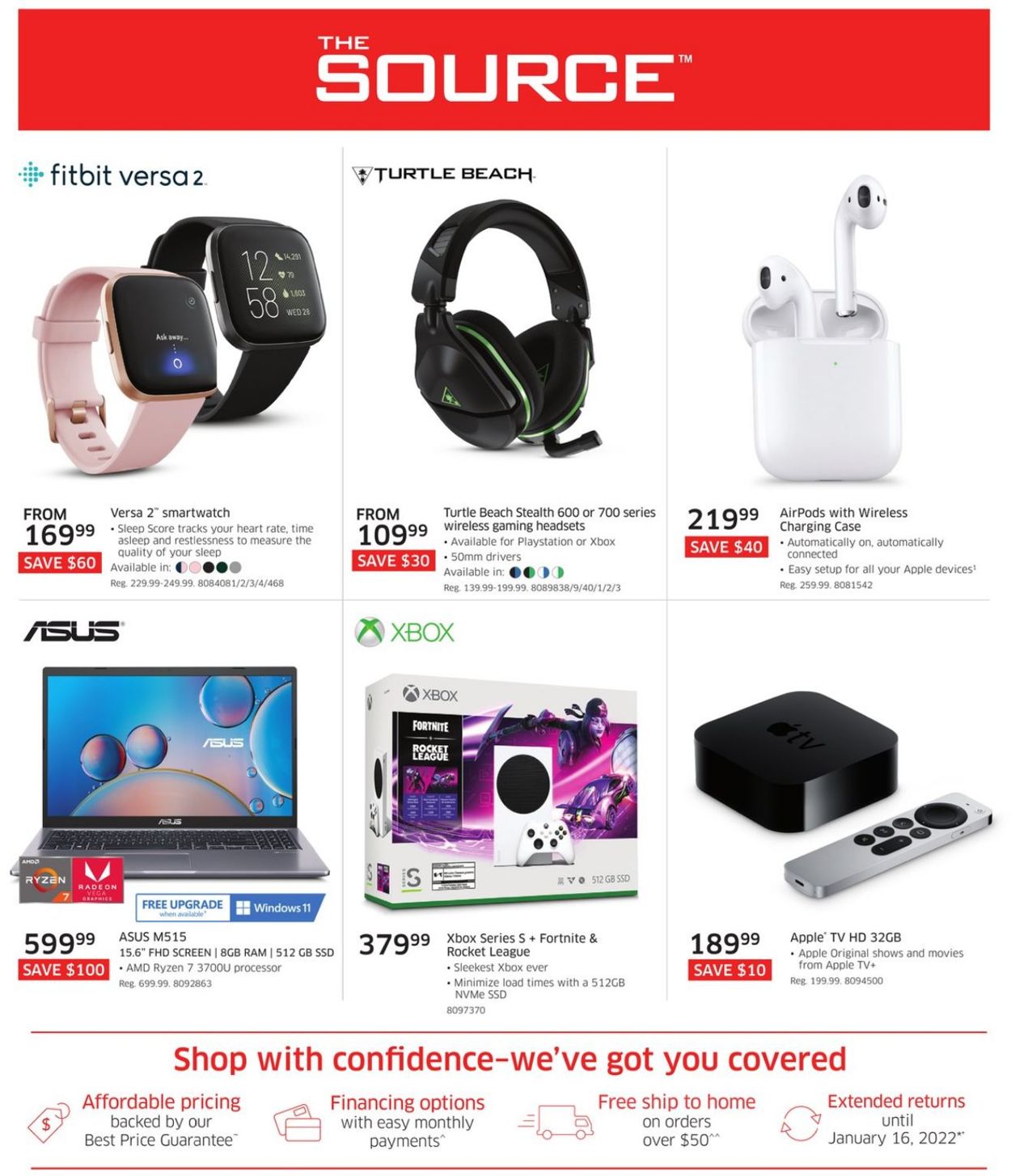The Source HOLIDAYS 2021 Flyer - 12/02-12/08/2021