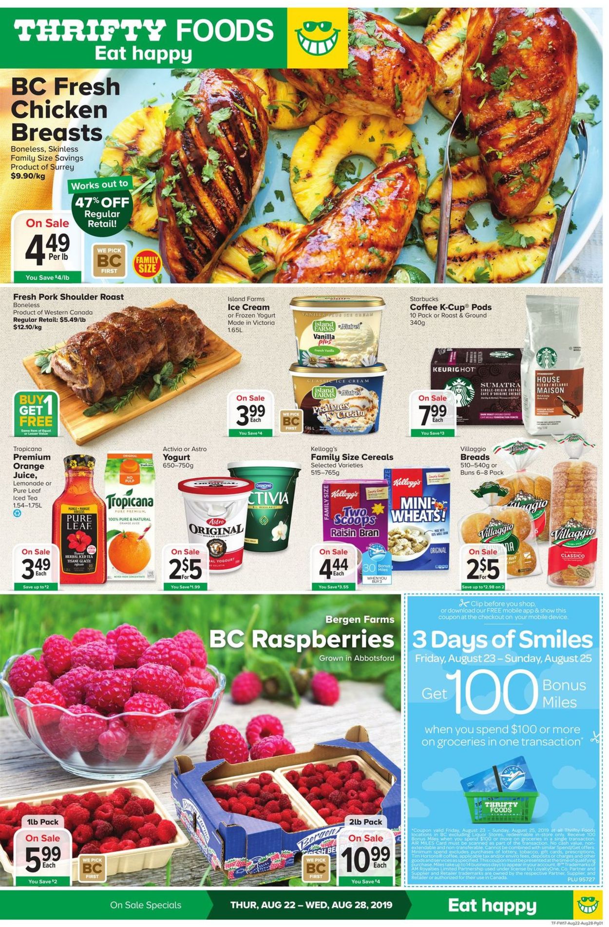 Thrifty Foods Flyer - 08/22-08/28/2019