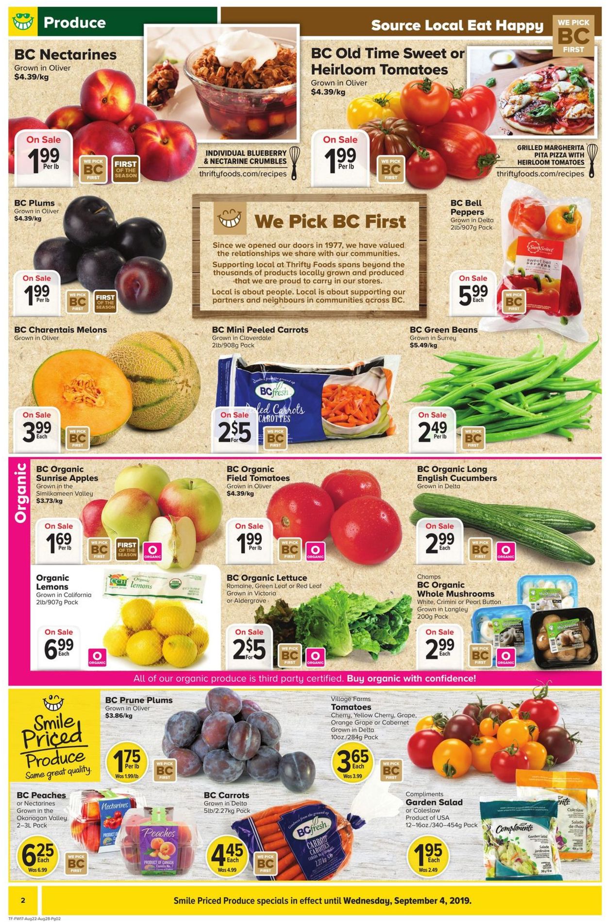 Thrifty Foods Flyer - 08/22-08/28/2019 (Page 2)