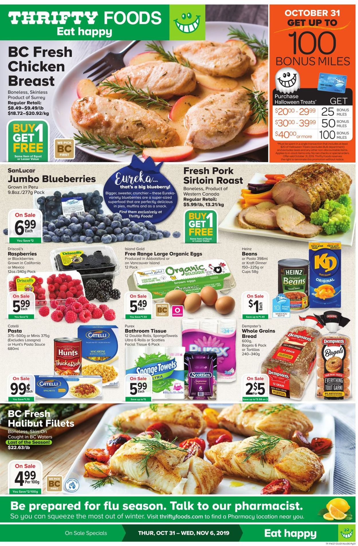 Thrifty Foods Flyer - 10/31-11/06/2019