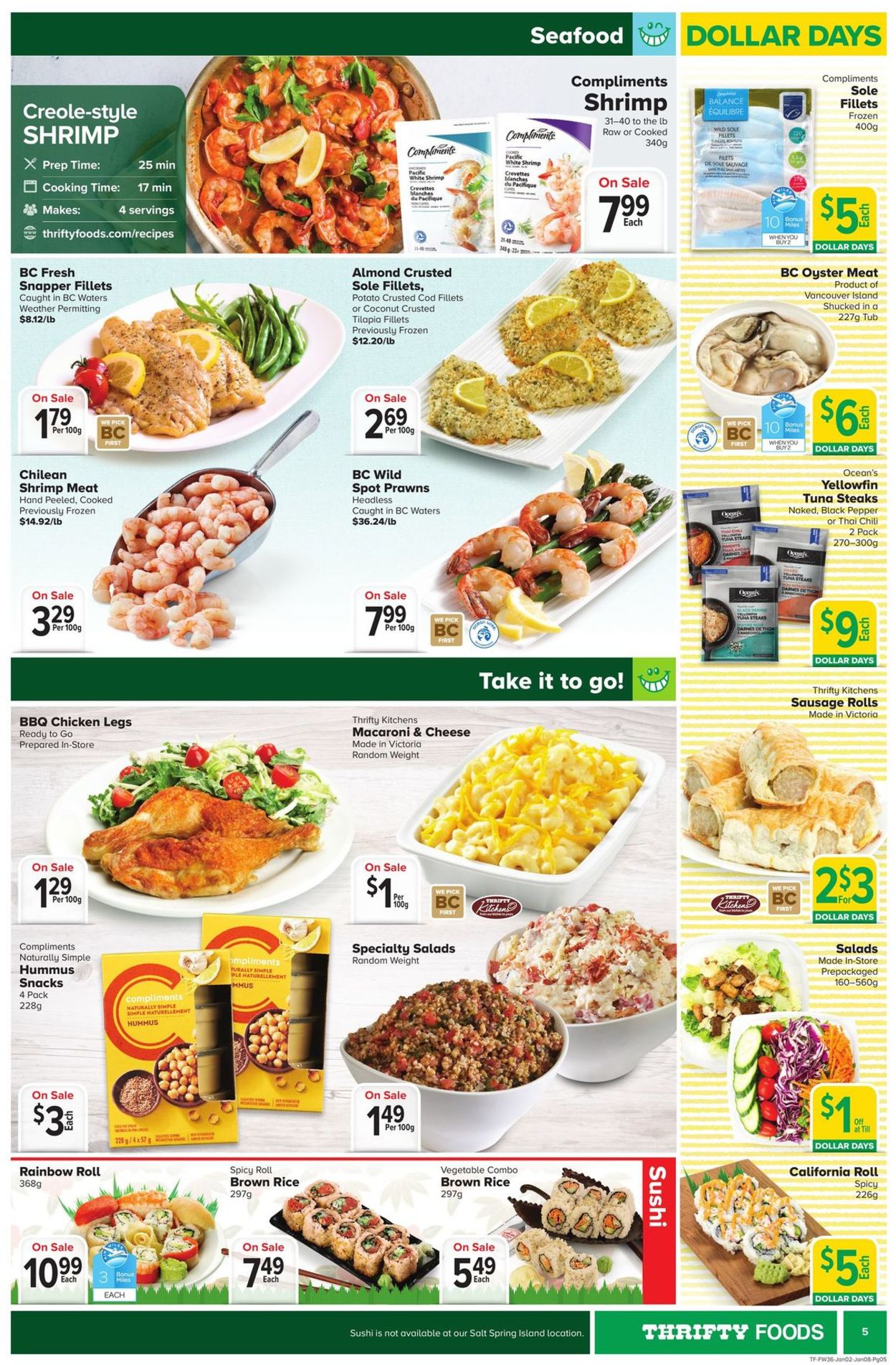 Thrifty Foods Flyer - 01/02-01/08/2020 (Page 5)