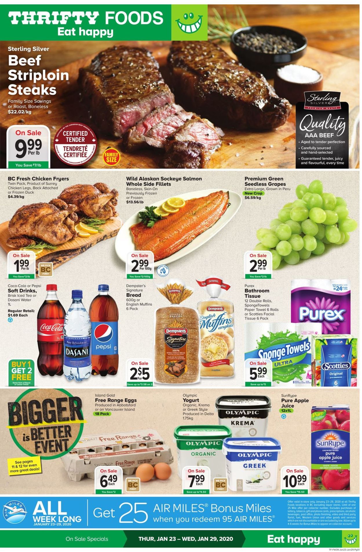 Thrifty Foods Flyer - 01/23-01/29/2020