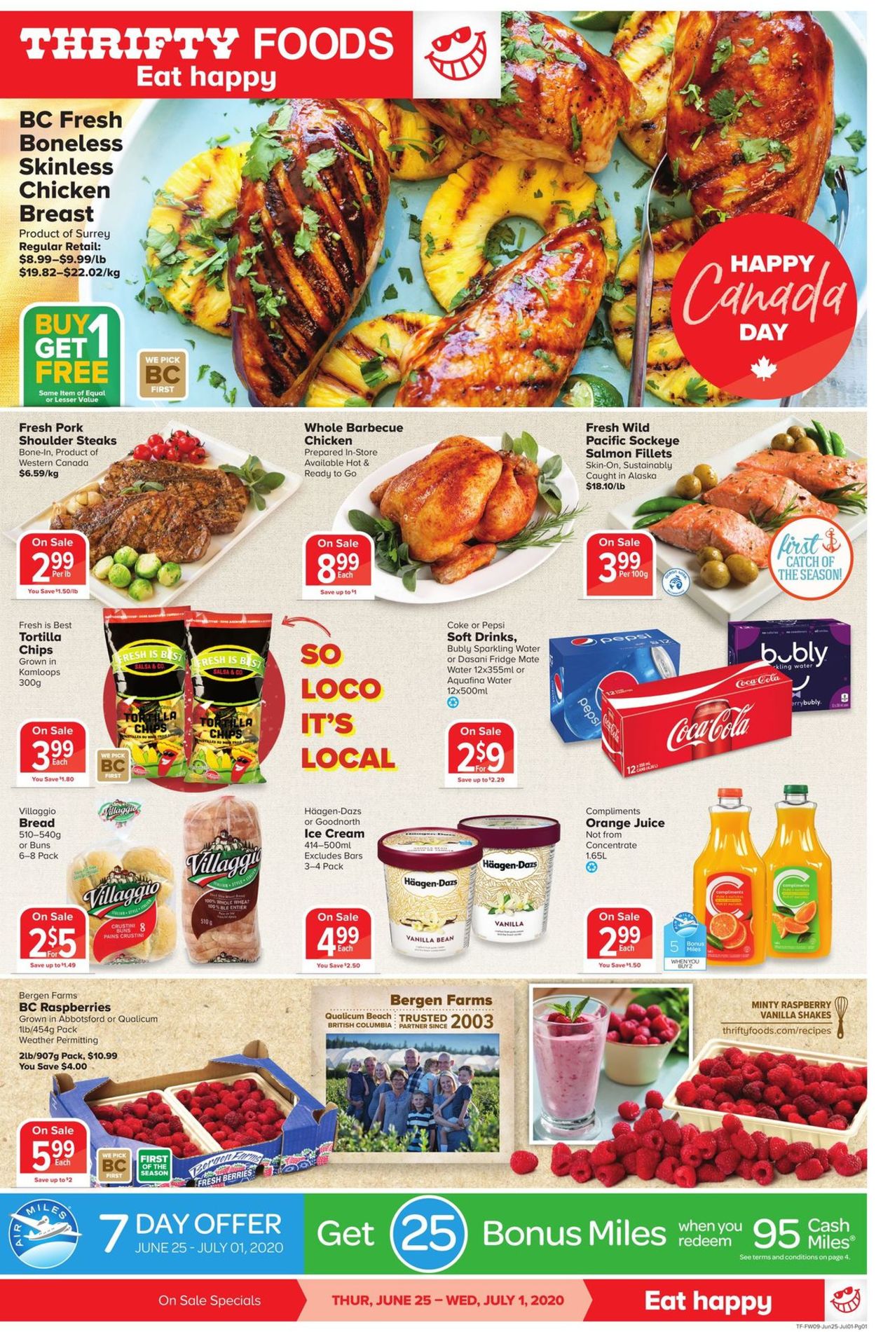 Thrifty Foods Flyer - 06/25-07/01/2020