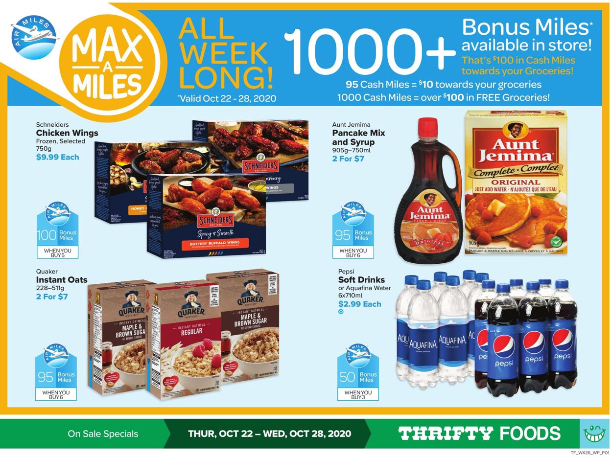 Thrifty Foods Flyer - 10/22-10/28/2020