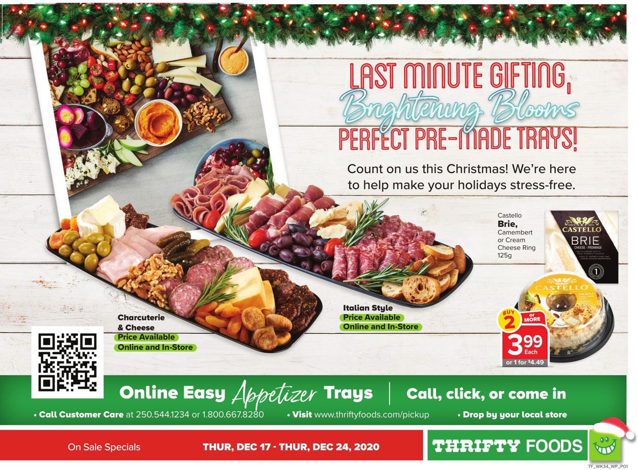 Thrifty Foods - Holiday 2020 Flyer - 12/17-12/24/2020