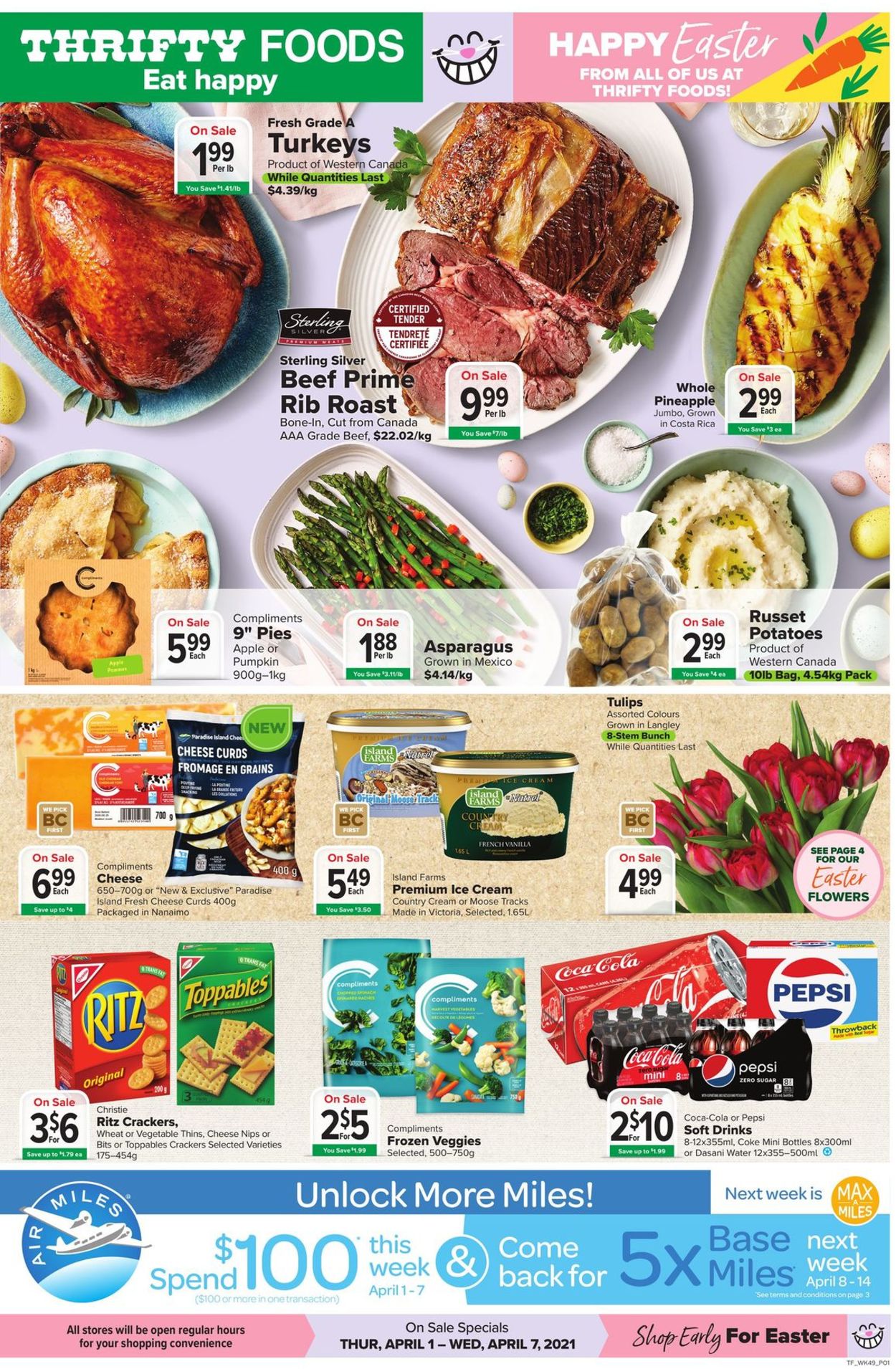 Thrifty Foods Flyer - 04/01-04/07/2021