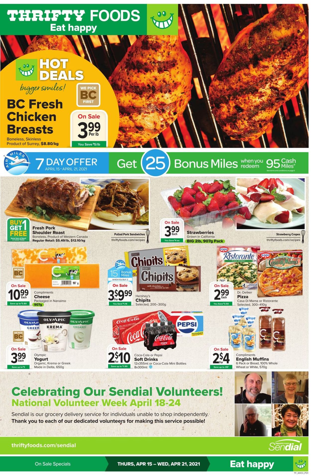 Thrifty Foods Flyer - 04/15-04/21/2021
