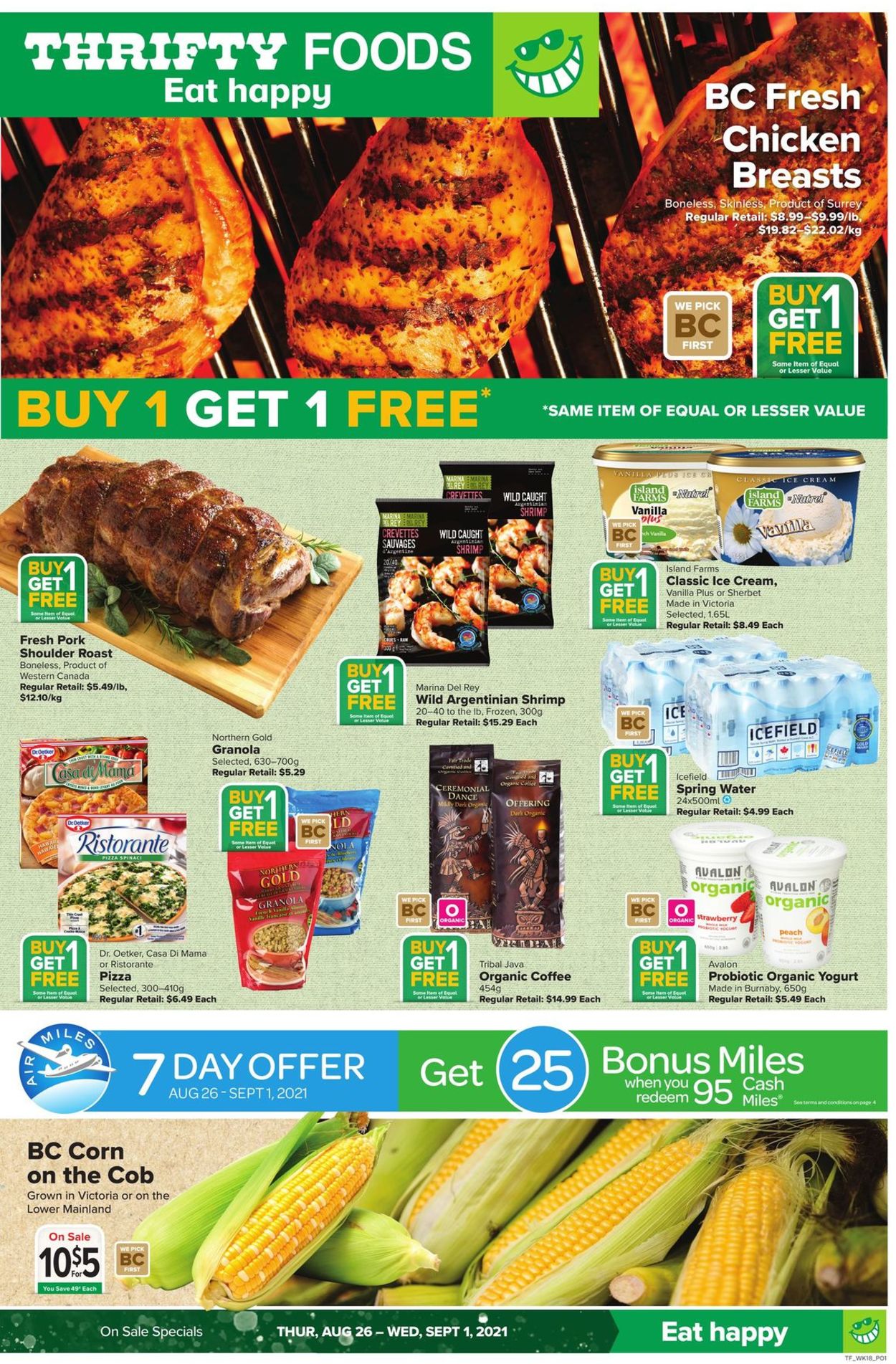 Thrifty Foods Flyer - 08/26-09/01/2021