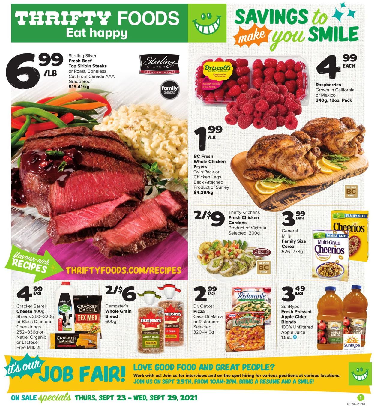 Thrifty Foods Flyer - 09/23-09/29/2021