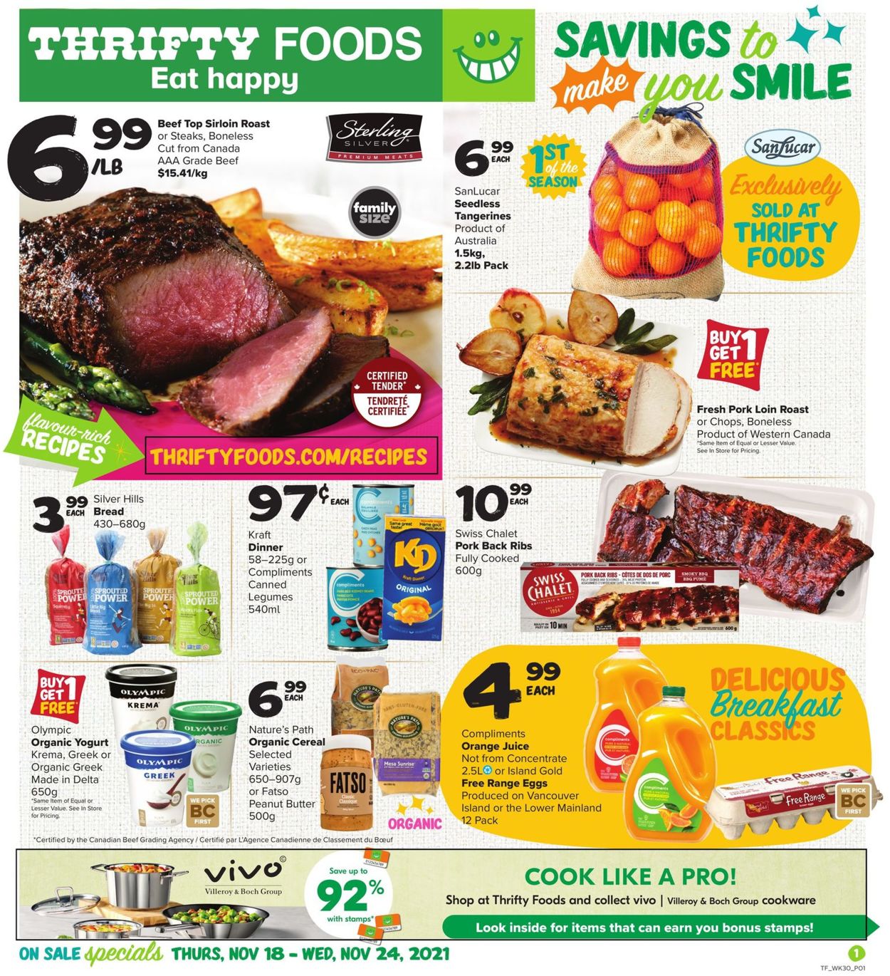 Thrifty Foods Flyer - 11/18-11/24/2021