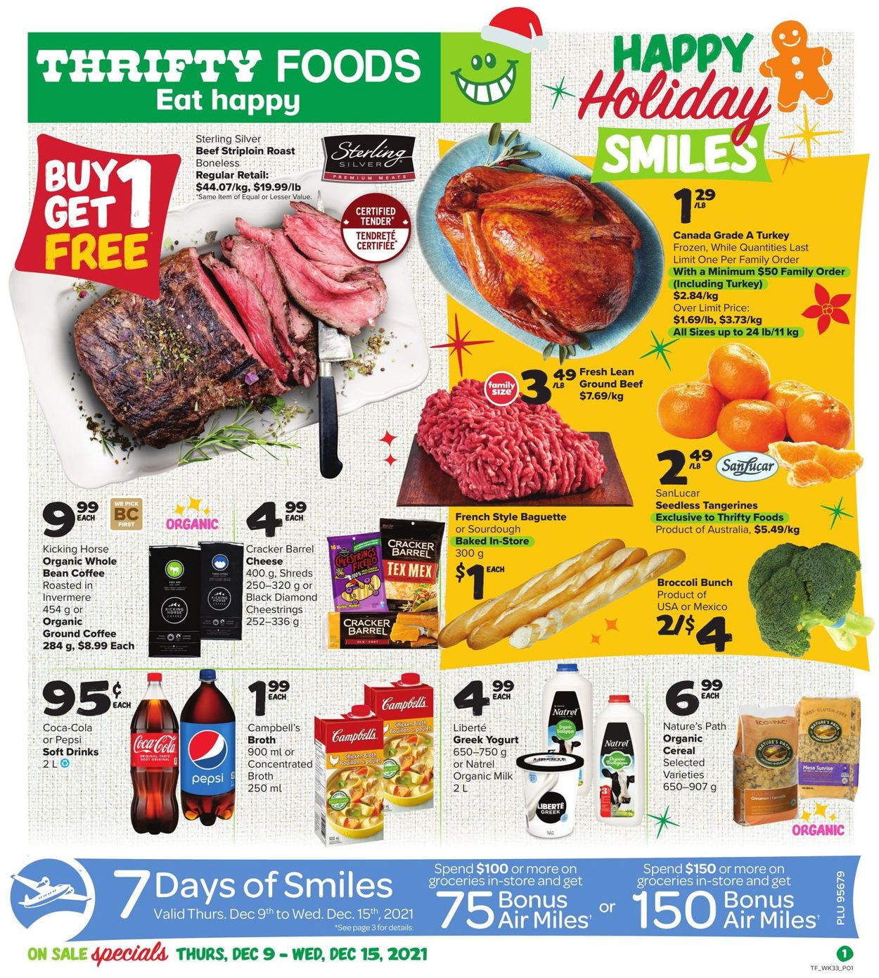 Thrifty Foods HOLIDAYS 2021 Flyer - 12/09-12/15/2021