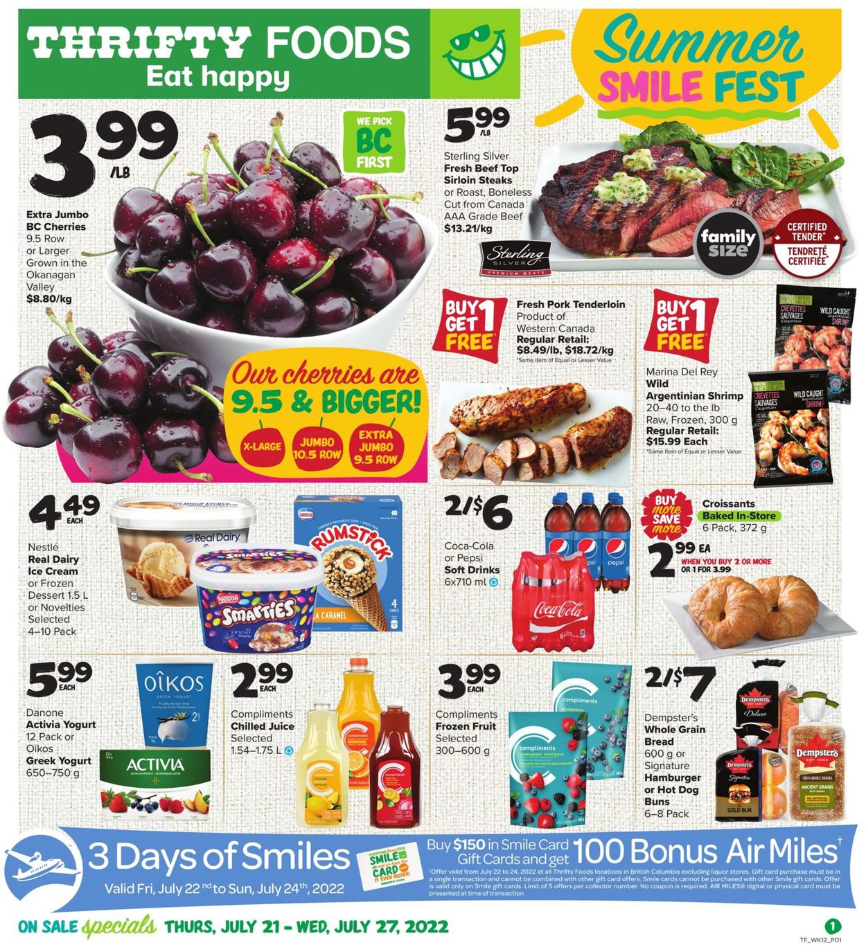 Thrifty Foods Flyer - 07/21-07/27/2022