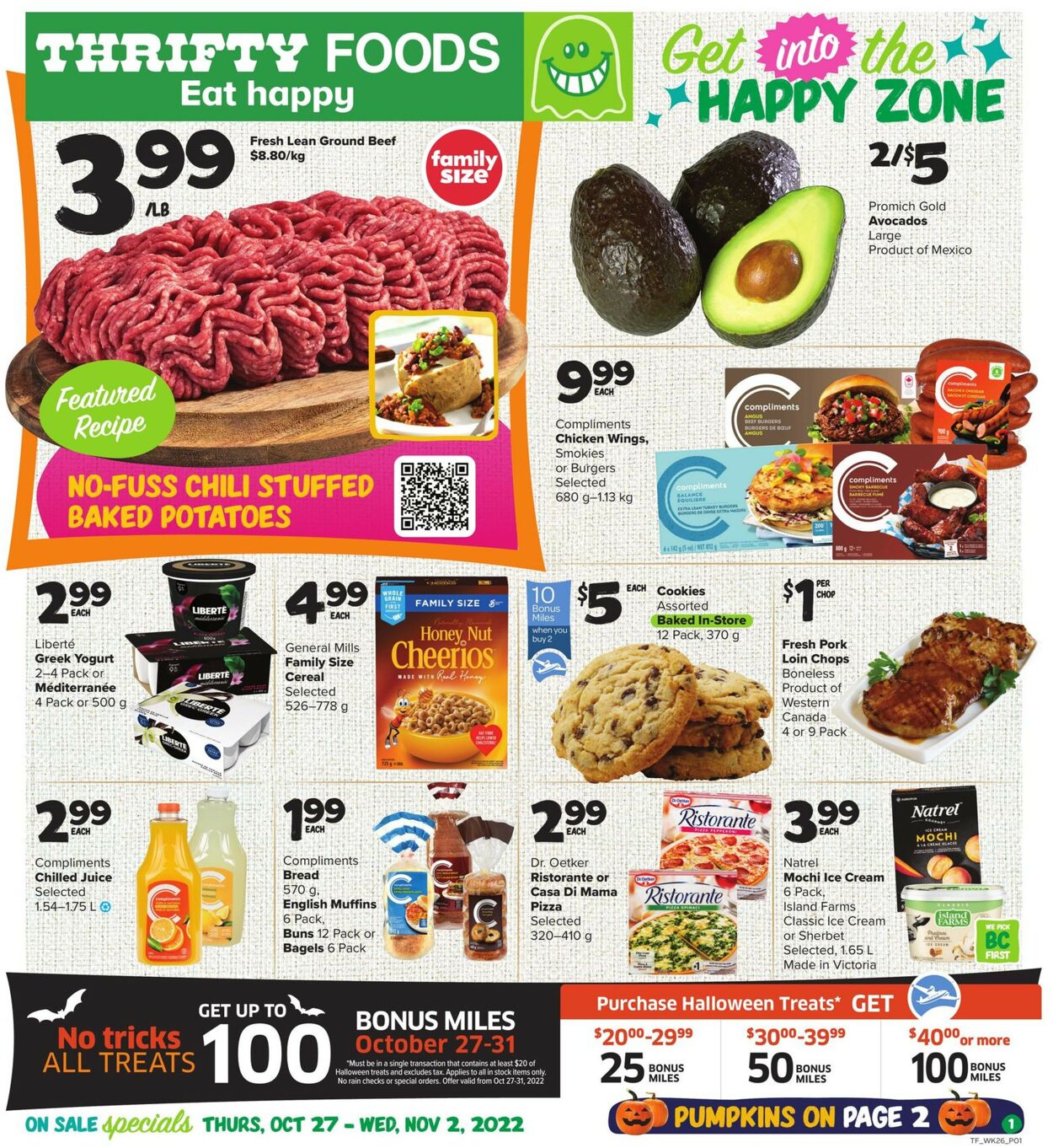 Thrifty Foods Flyer - 10/27-11/02/2022