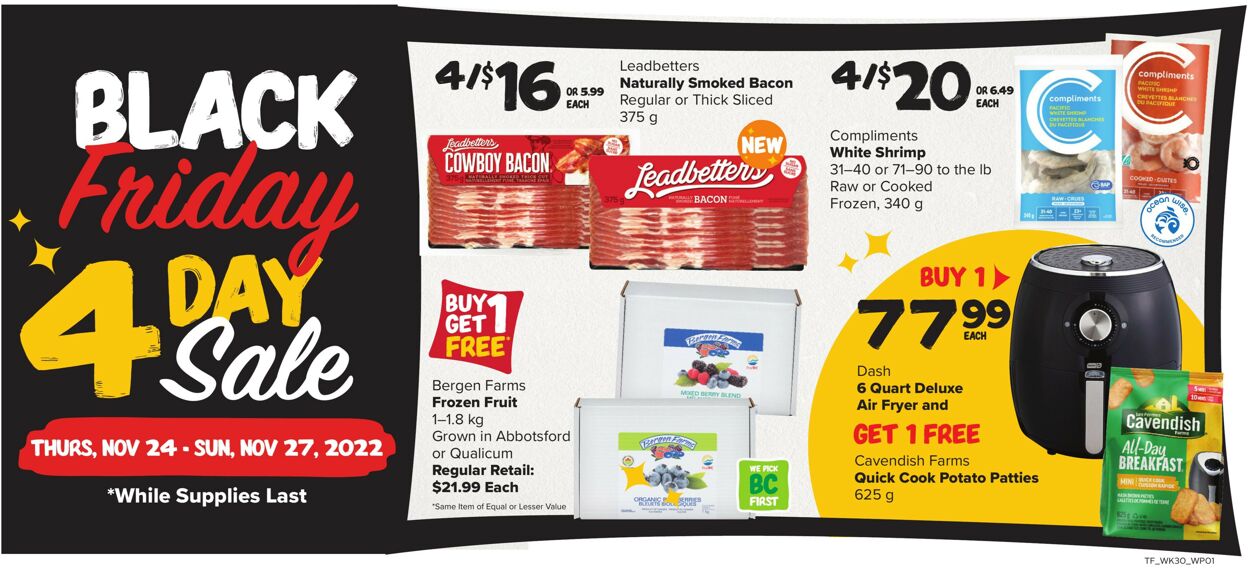 Thrifty Foods Flyer - 11/24-11/30/2022
