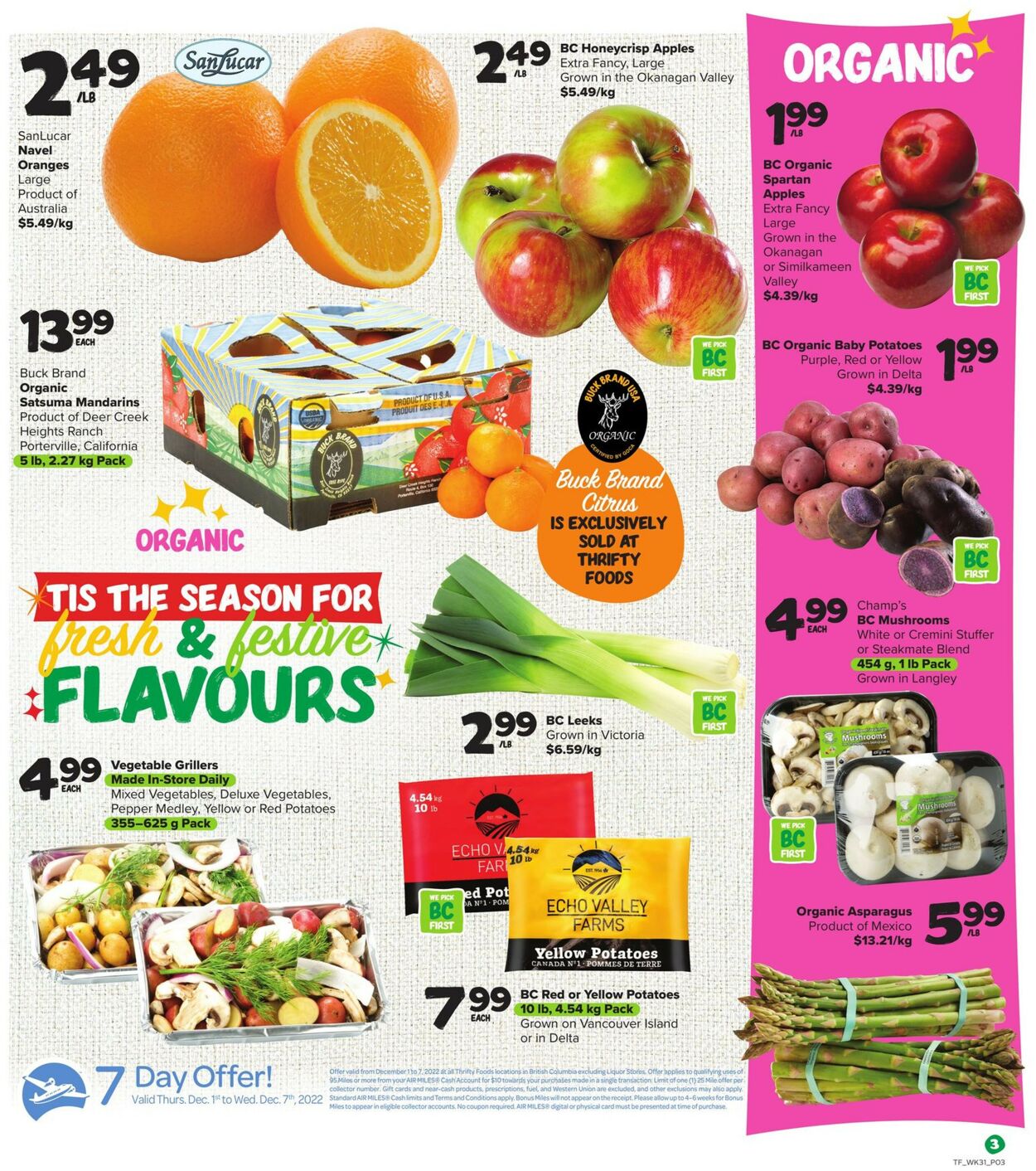 Thrifty Foods Flyer - 12/01-12/07/2022 (Page 3)